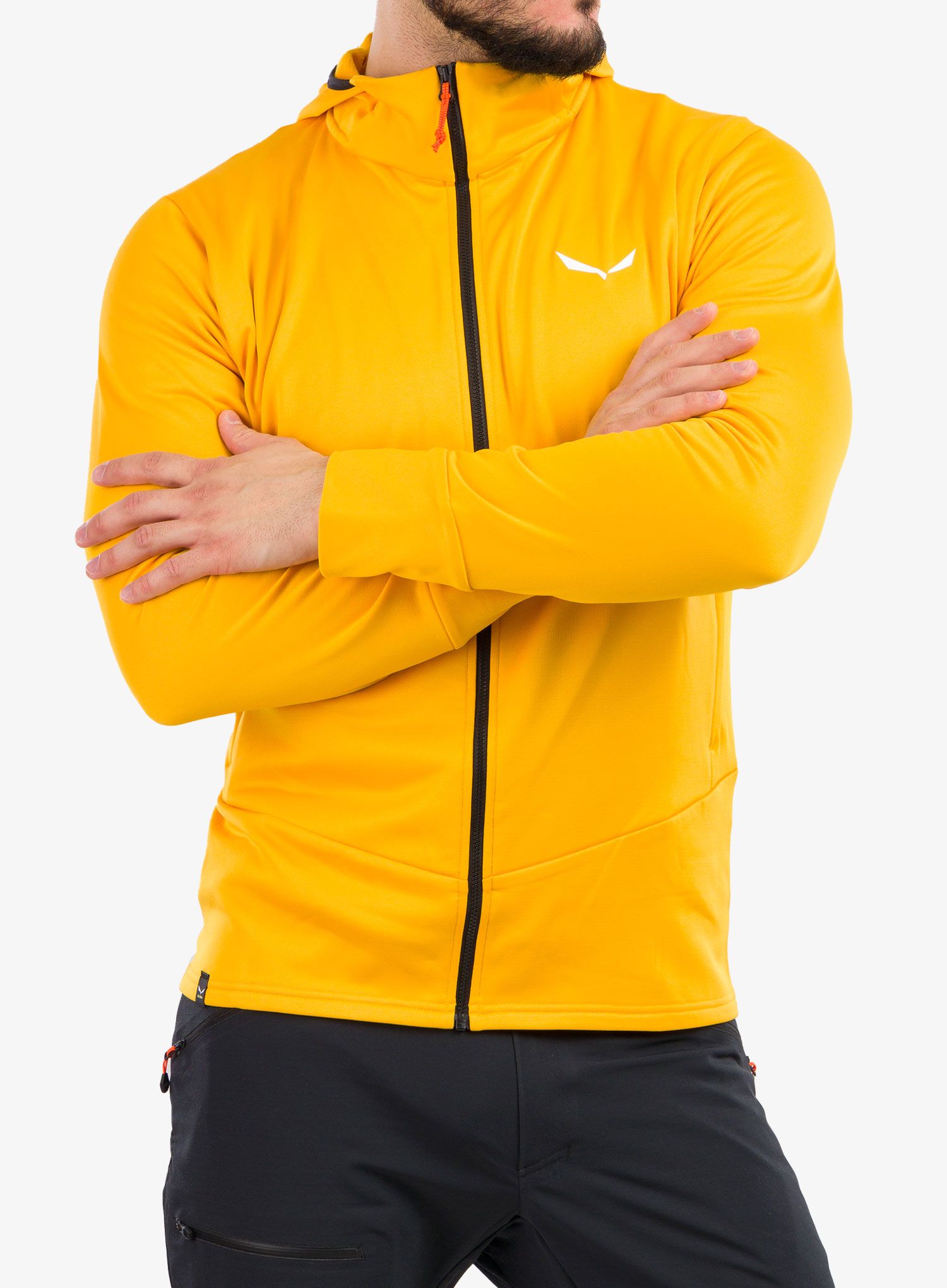 Fleecová bunda Salewa Puez PL HD Jacket - gold/black out