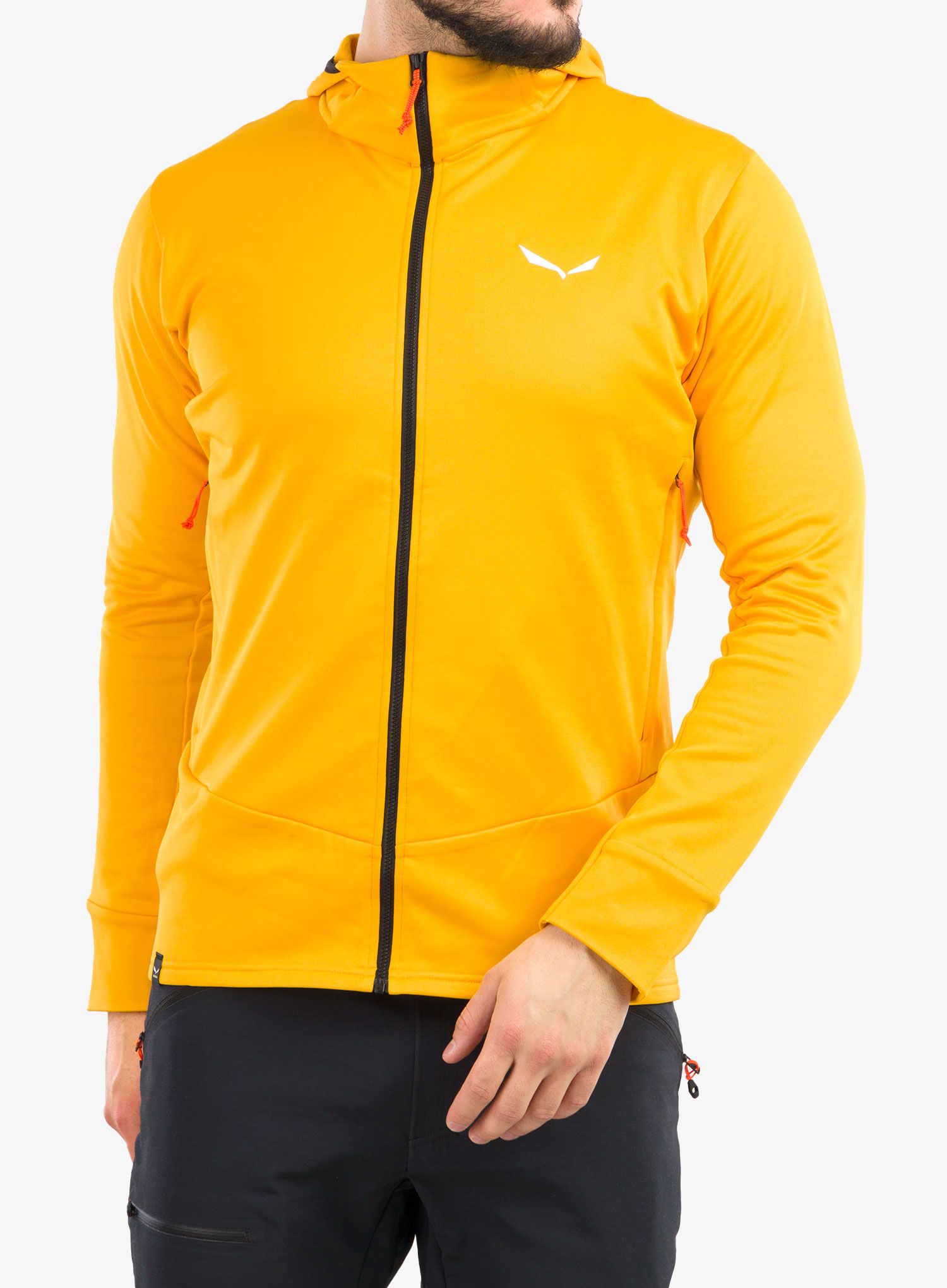 Fleecová bunda Salewa Puez PL HD Jacket - gold/black out