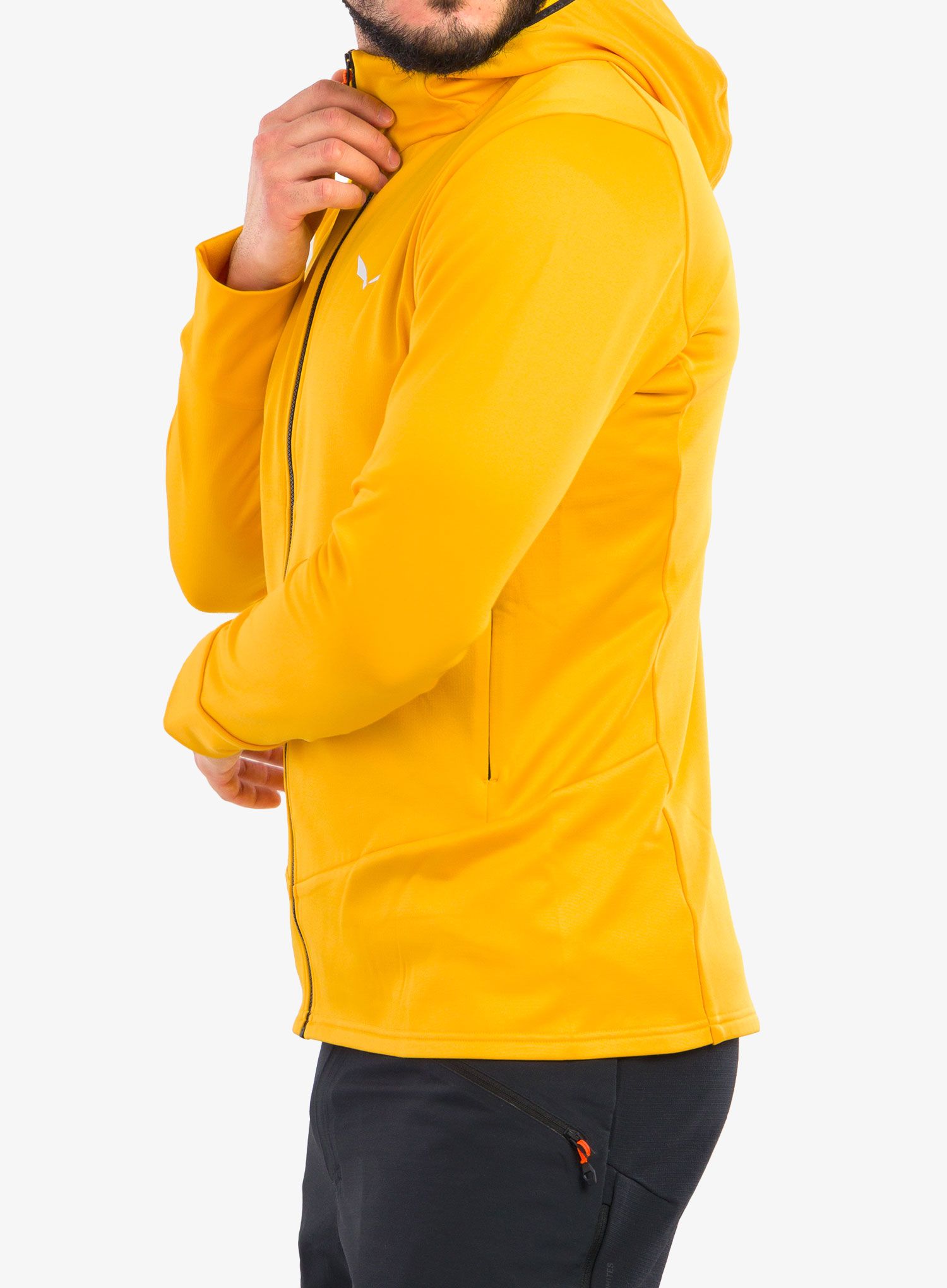 Fleecová bunda Salewa Puez PL HD Jacket - gold/black out