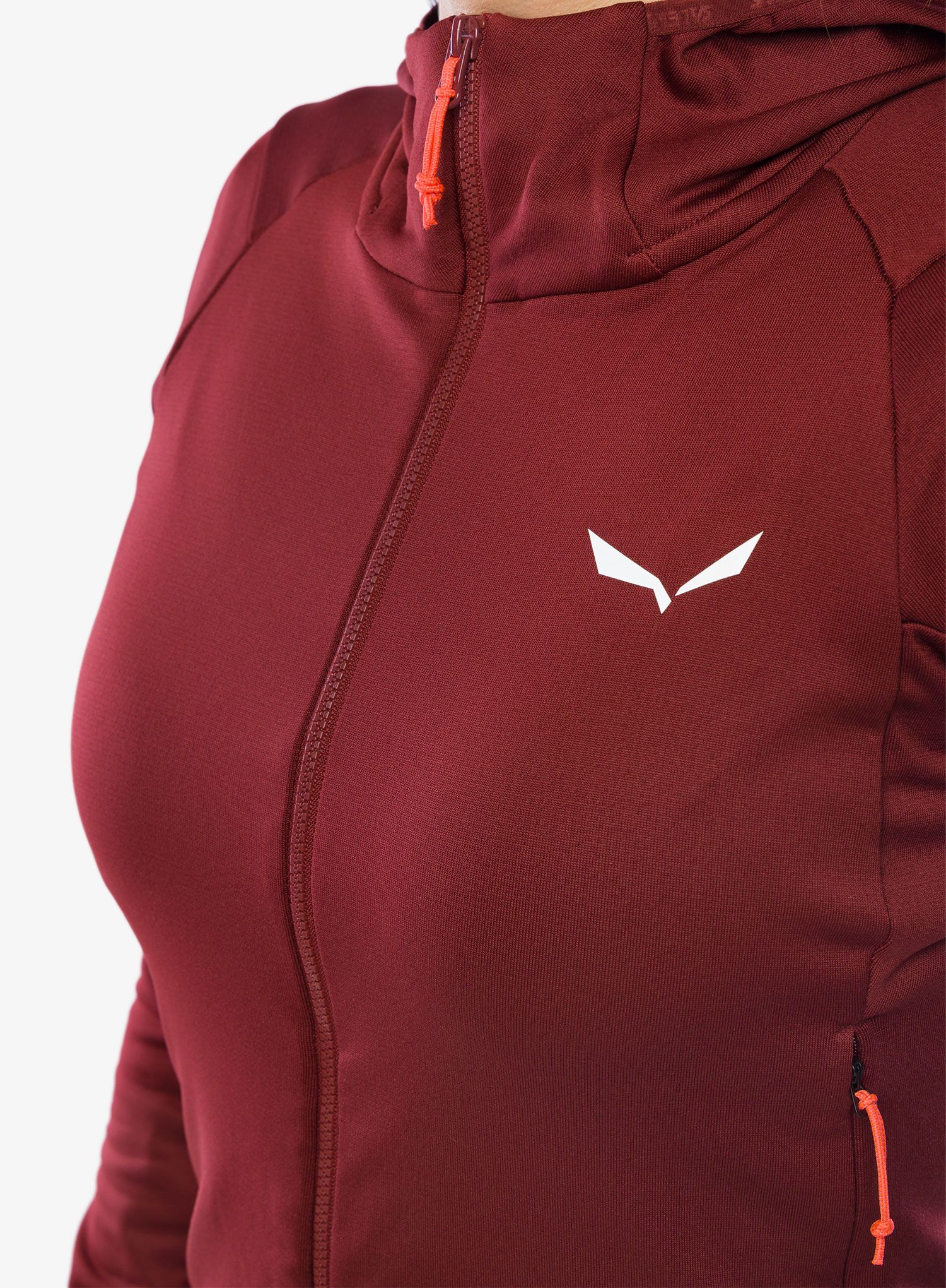 Dámská fleecová bunda Salewa Puez PL HD Jacket - syrah