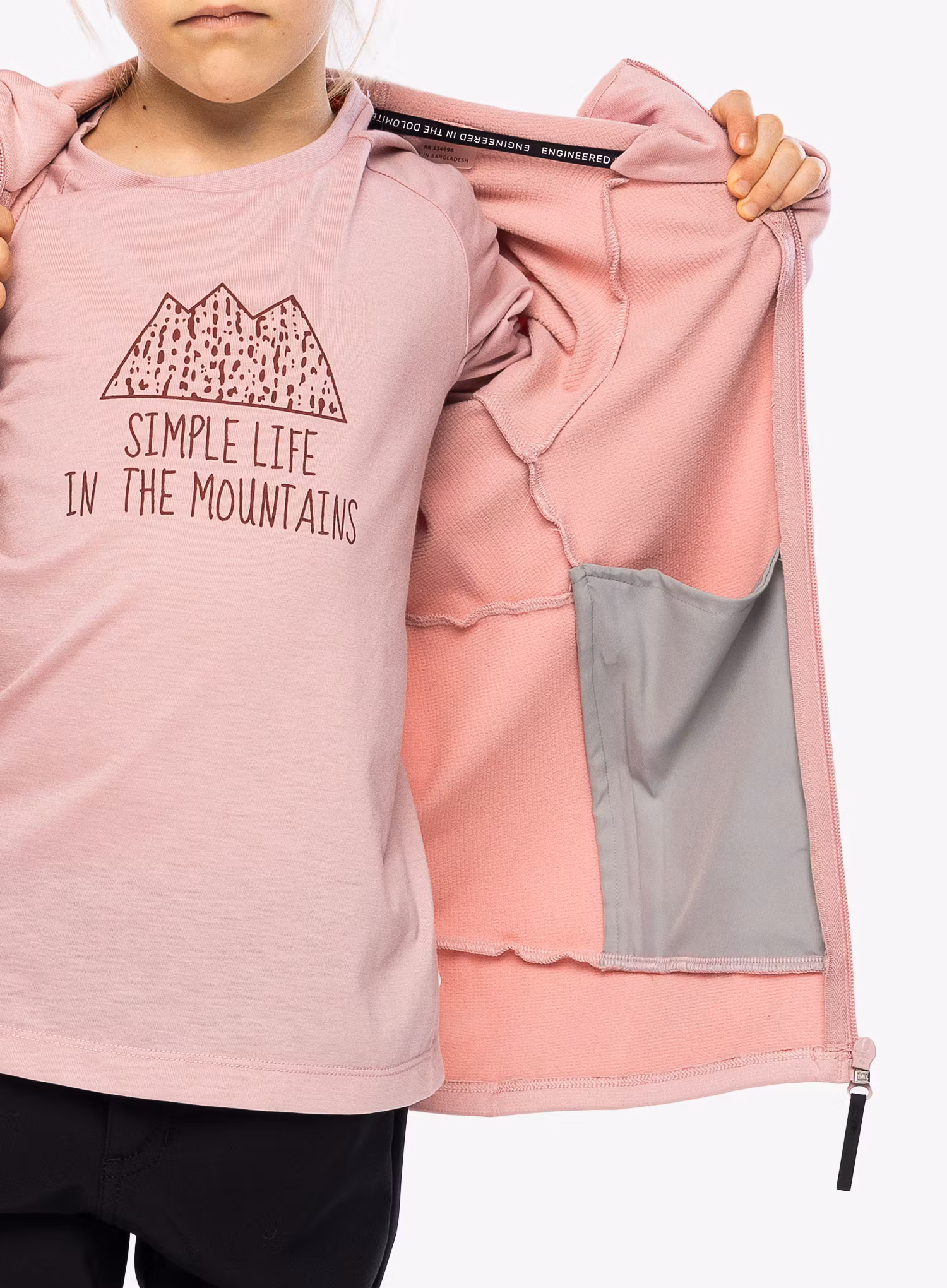 Dívčí mikina Salewa Puez PL HD Jacket - zephyr