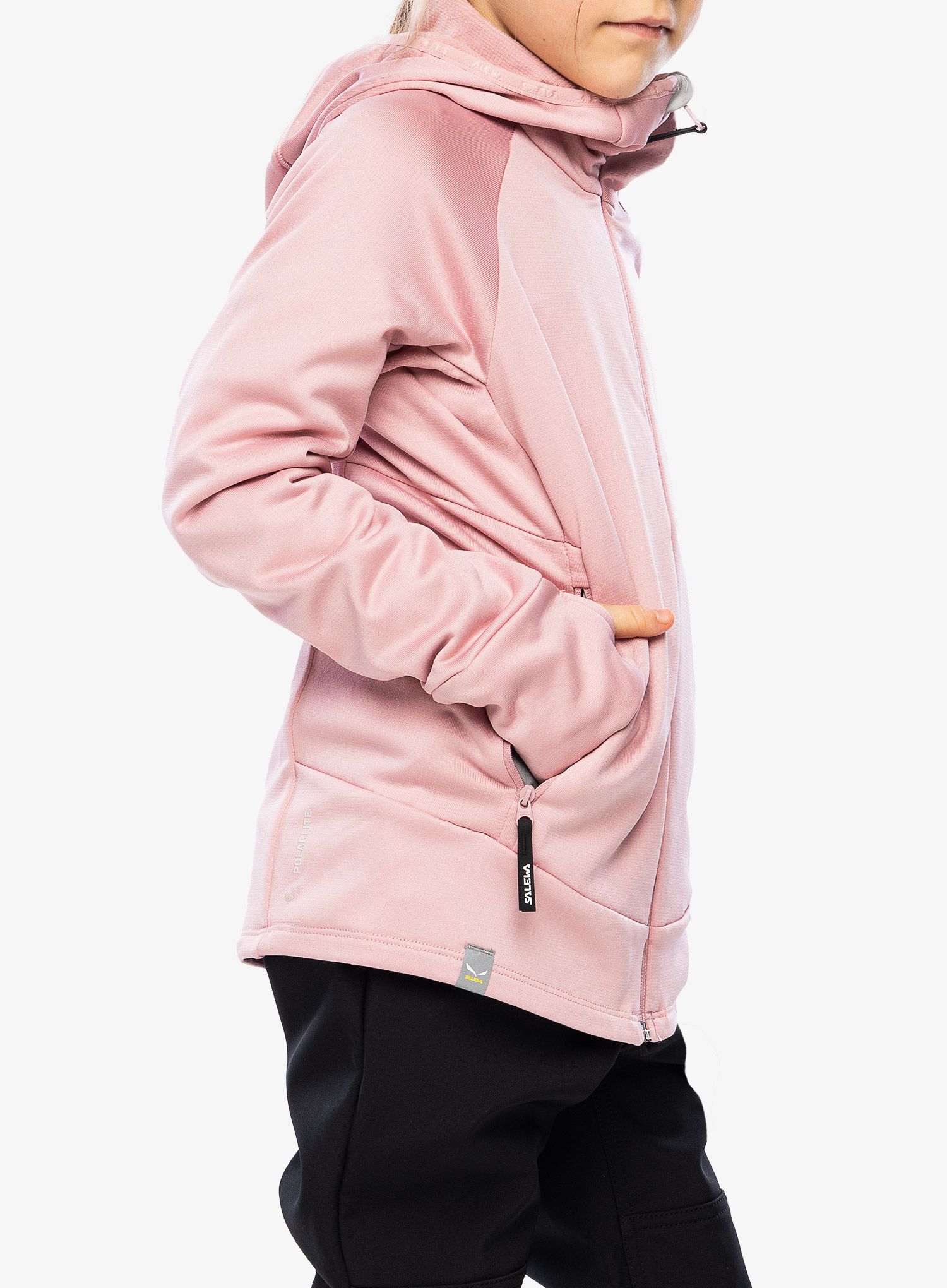 Dívčí mikina Salewa Puez PL HD Jacket - zephyr