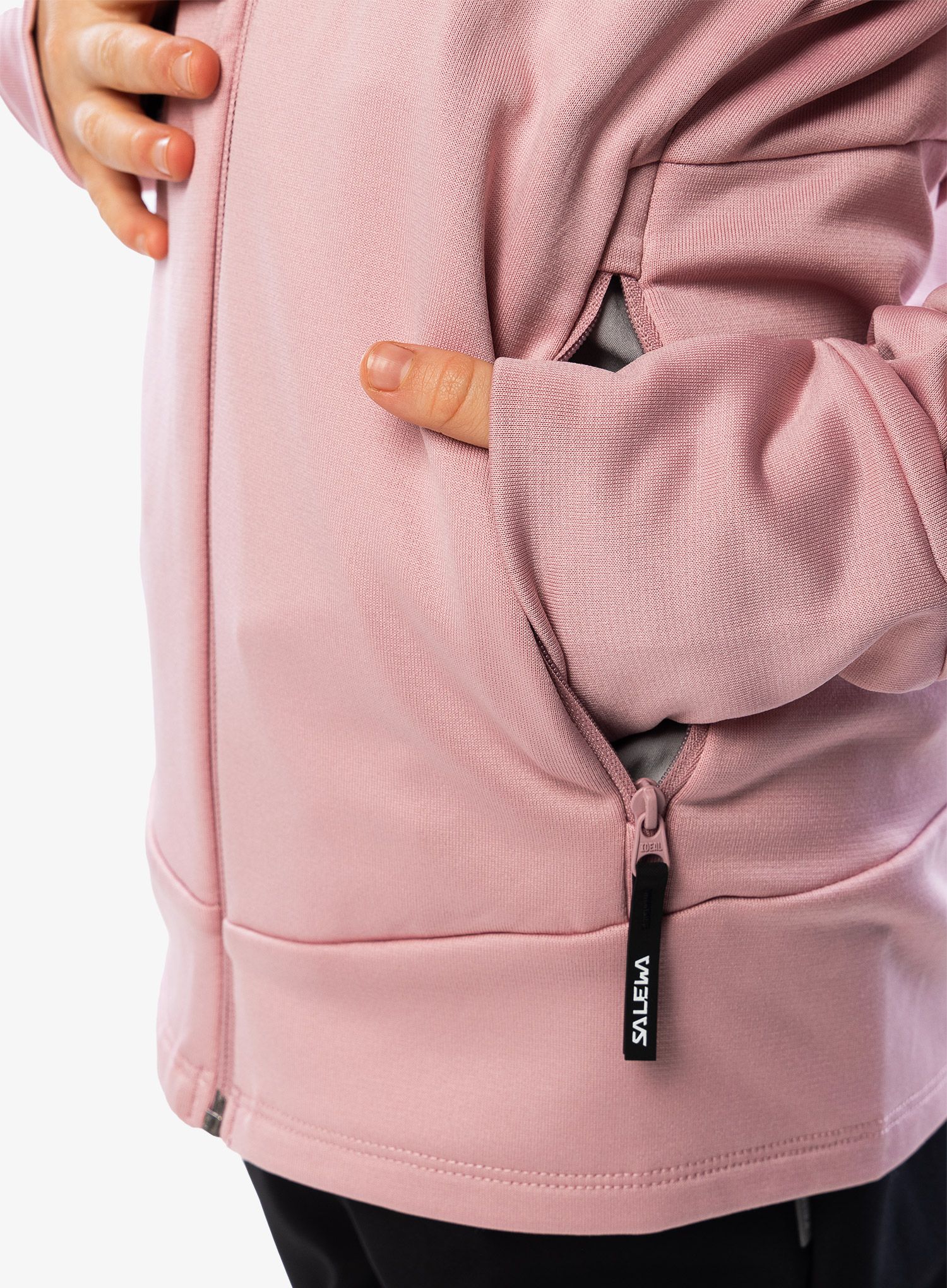 Dívčí mikina Salewa Puez PL HD Jacket - zephyr
