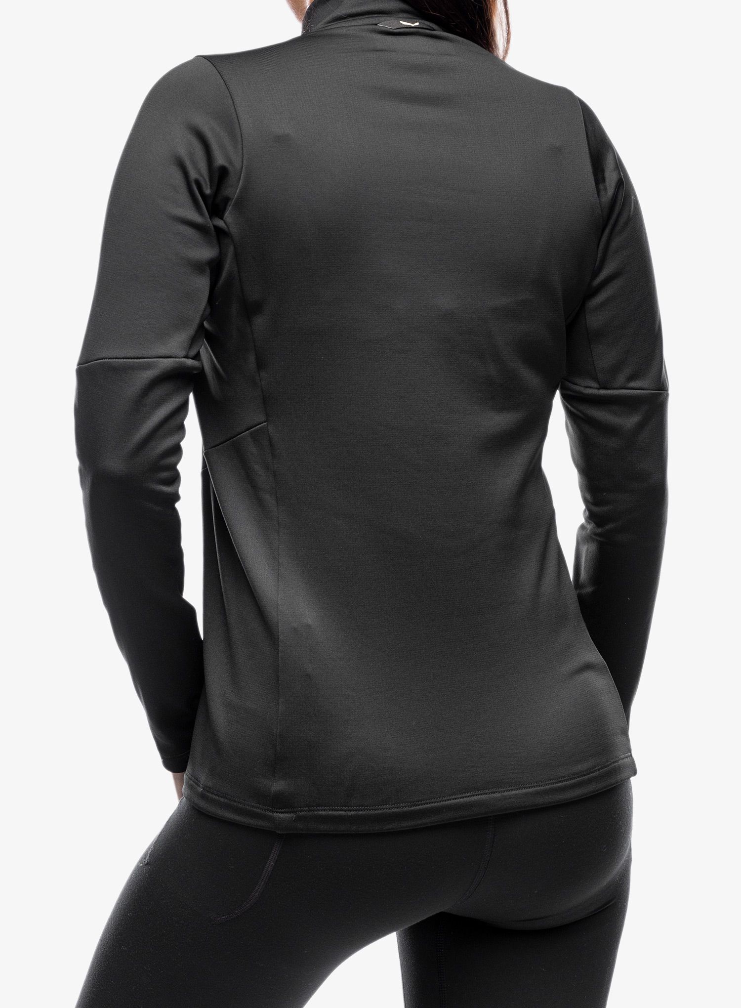Dámská fleecová mikina Salewa Puez PL HZ Fleece - black out