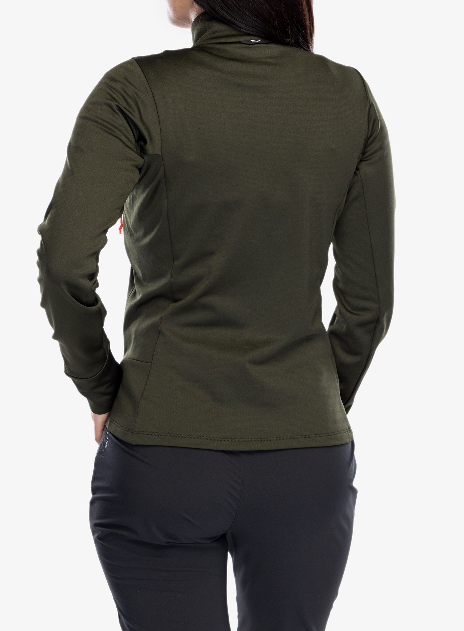 Fleecová mikina dámská Salewa Puez PL Jacket - dark olive