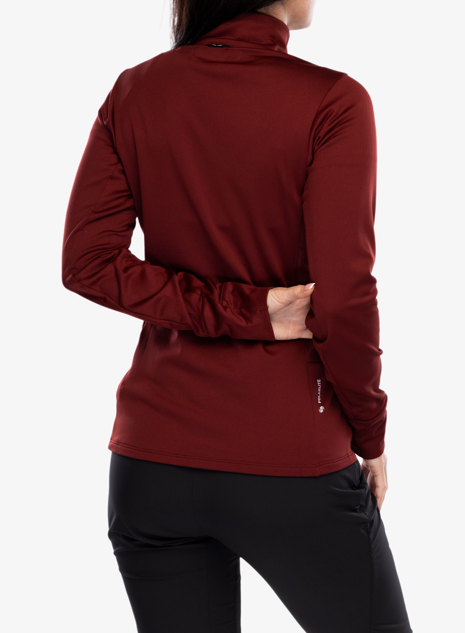 Fleecová mikina dámská Salewa Puez PL Jacket - syrah