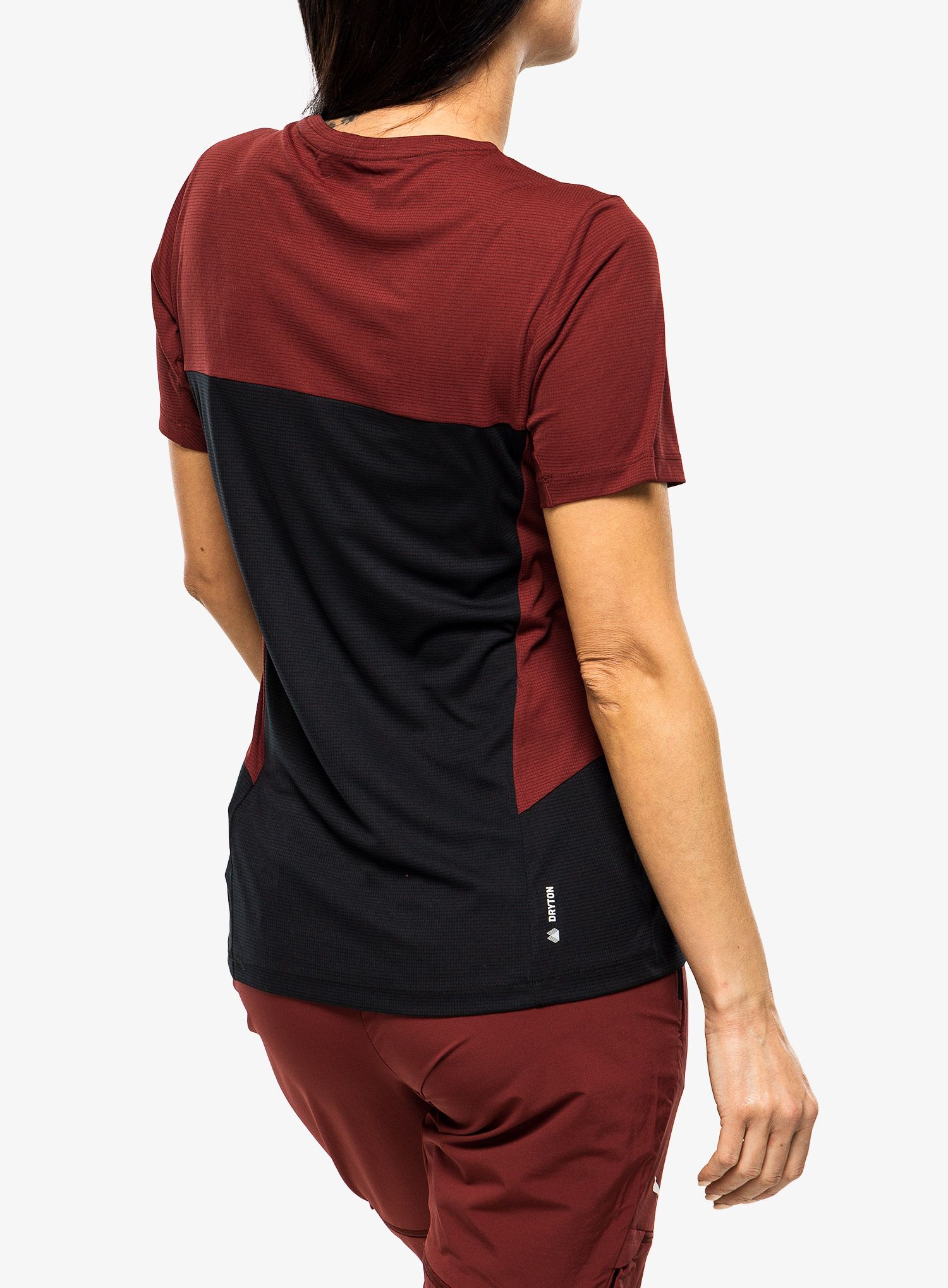Dámské tričko Salewa Puez Sporty Dry T-Shirt - syrah/black out