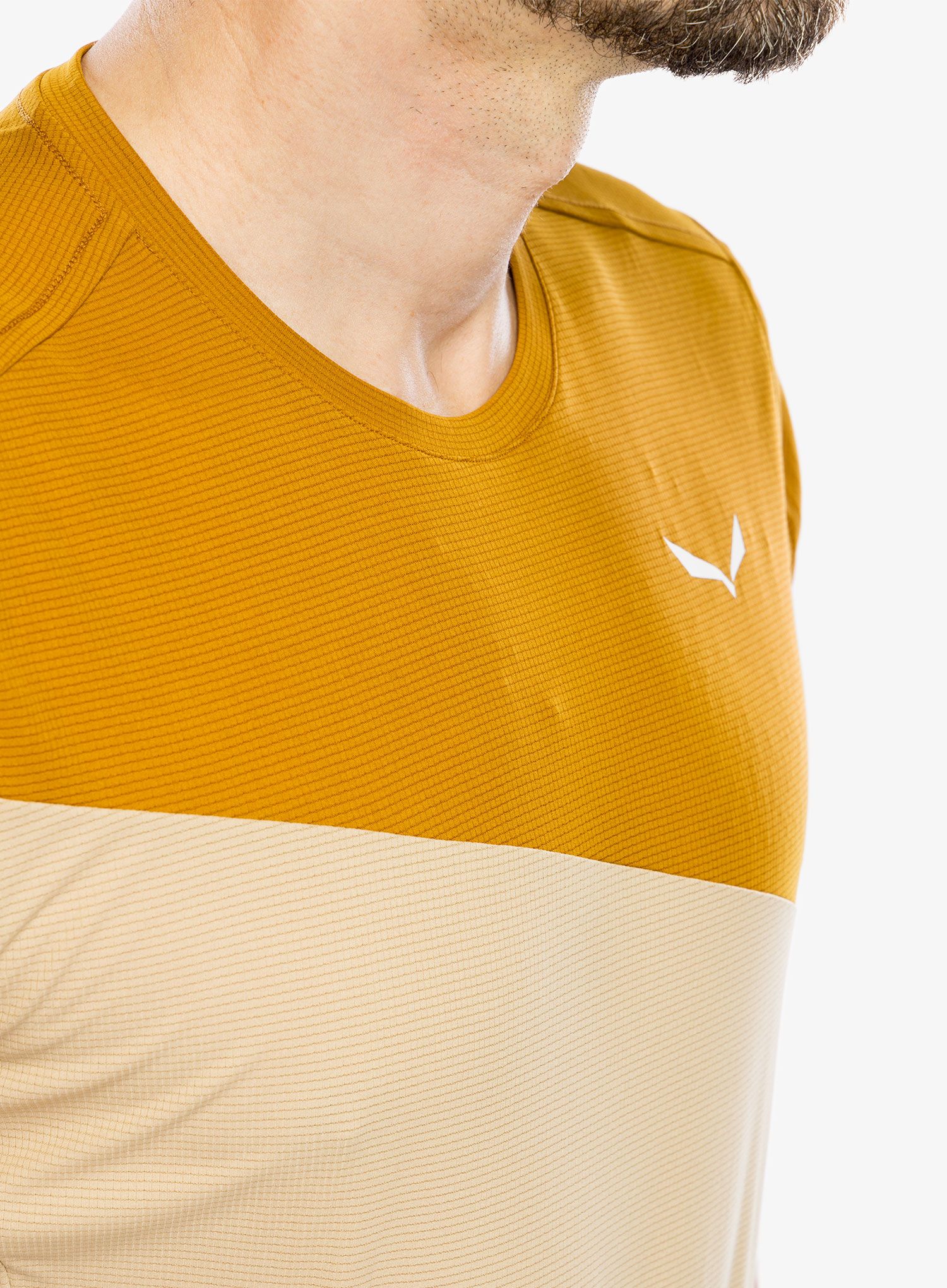 Tričko Salewa Puez Sporty Dry T-Shirt - quicksand/brown