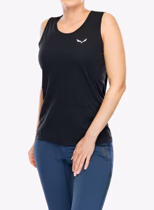 Dámský top Salewa Puez Sporty Dry Tankt - black out