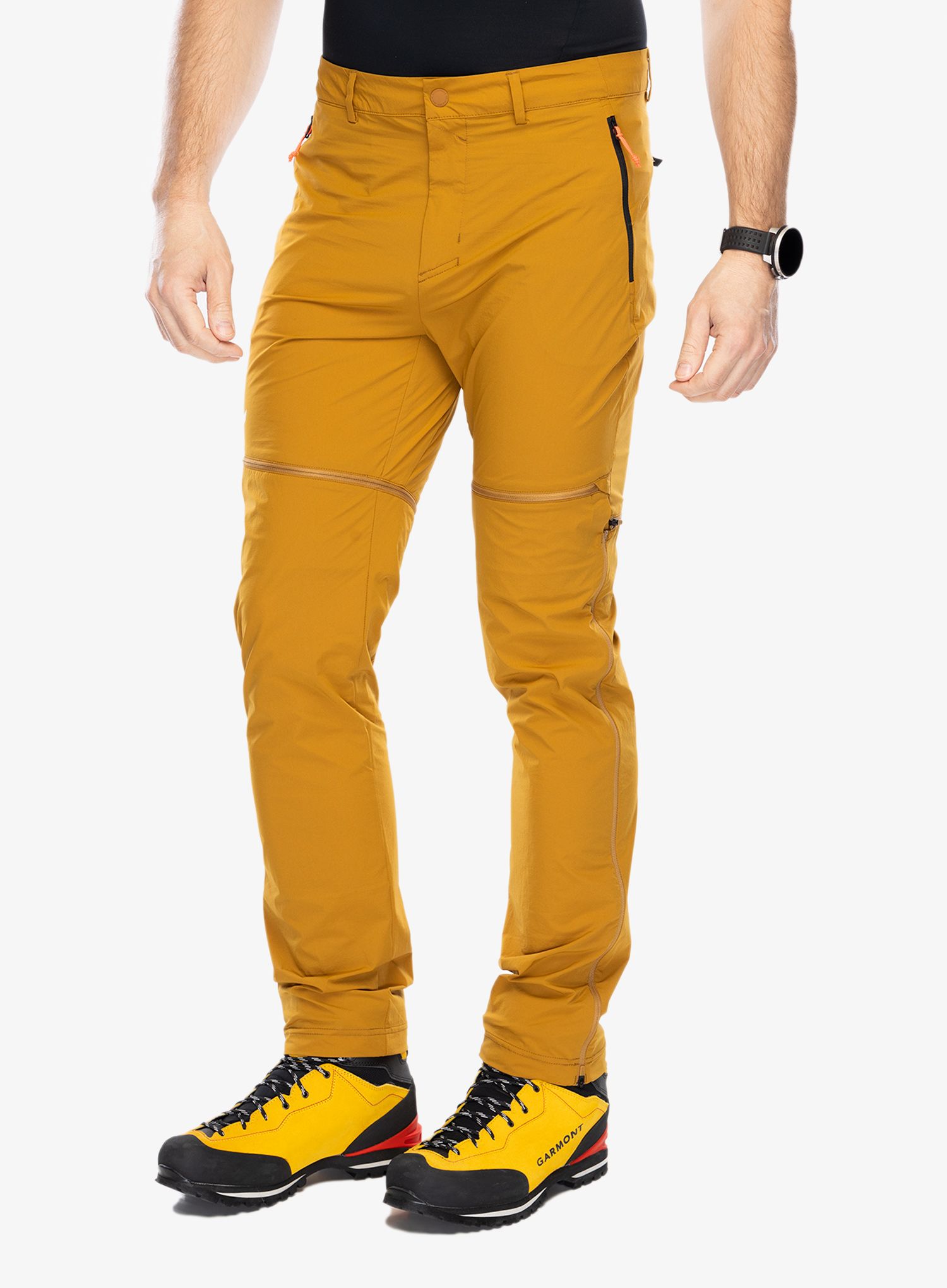 Softshellové kalhoty pánské Salewa Puez Talveno DST 2/1 Pant - golden brown