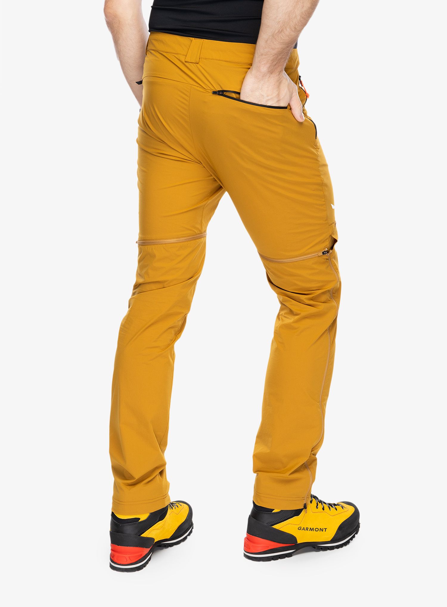 Softshellové kalhoty pánské Salewa Puez Talveno DST 2/1 Pant - golden brown