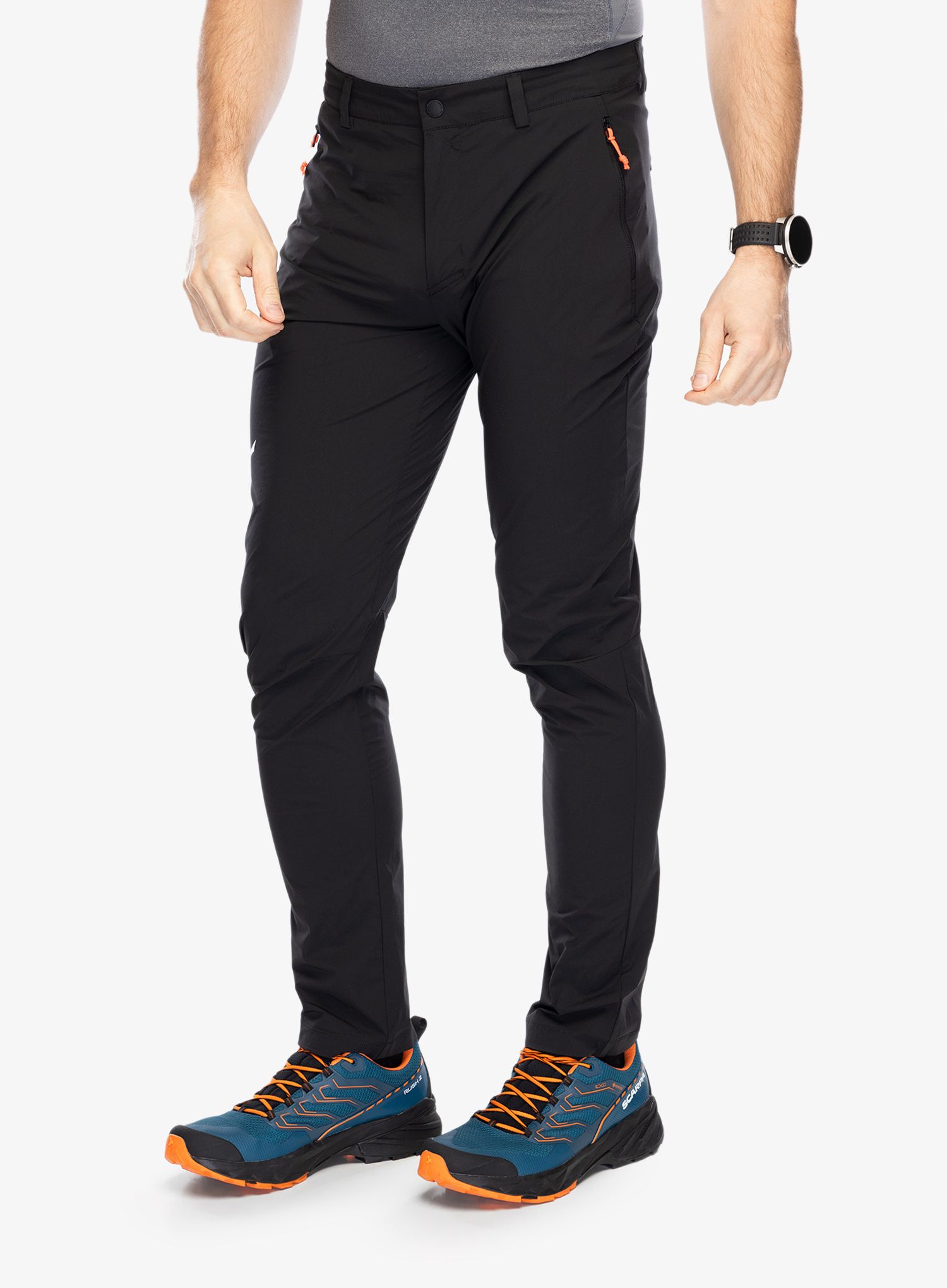 Turistické kalhoty Salewa Puez Talveno DST Pant - black out