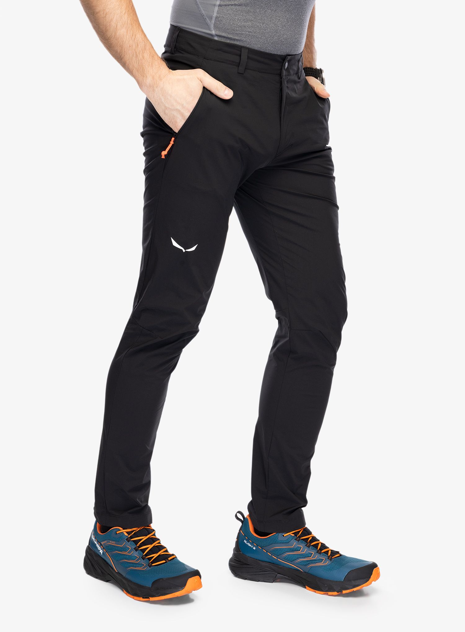 Turistické kalhoty Salewa Puez Talveno DST Pant - black out