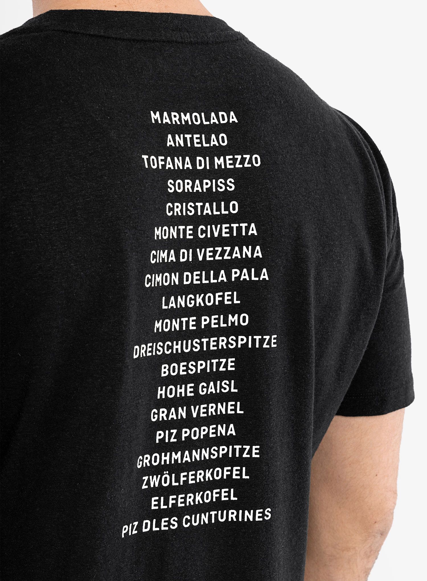 Tričko Salewa Pure Dolomites Hemp T-shirt - black