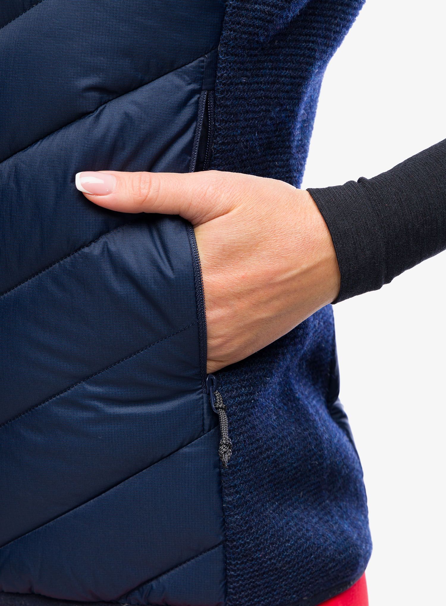 Vesta dámská Salewa Sarner/RDS Down Hybrid Vest - navy blazer