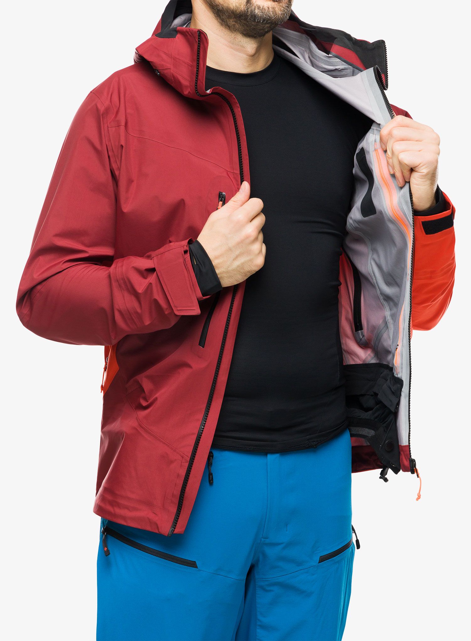 Bunda na skialpinismus Salewa Sella 3L PTX Jacket - syrah