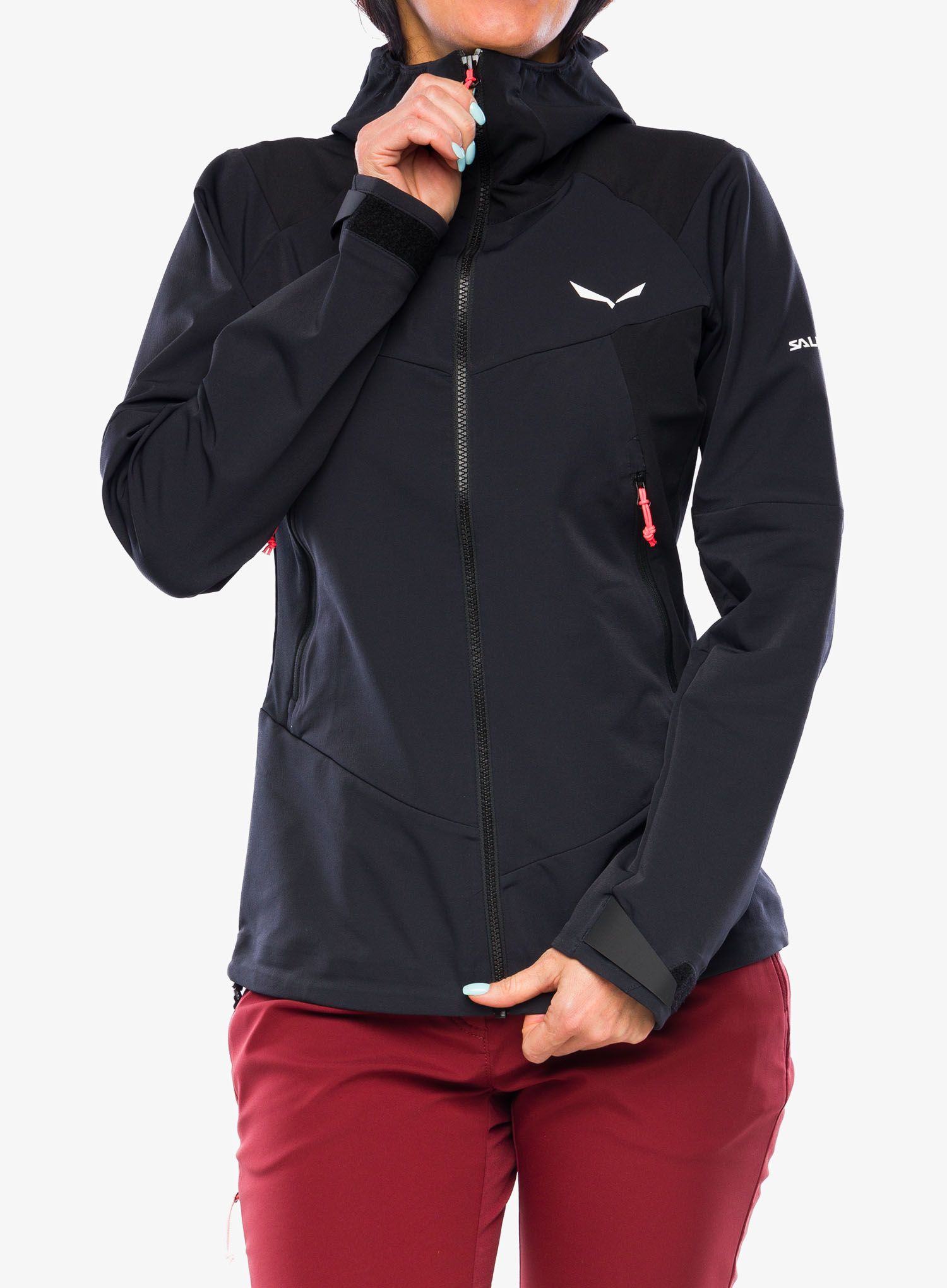 Softshellová bunda dámská Salewa Sella DST Jacket - black out