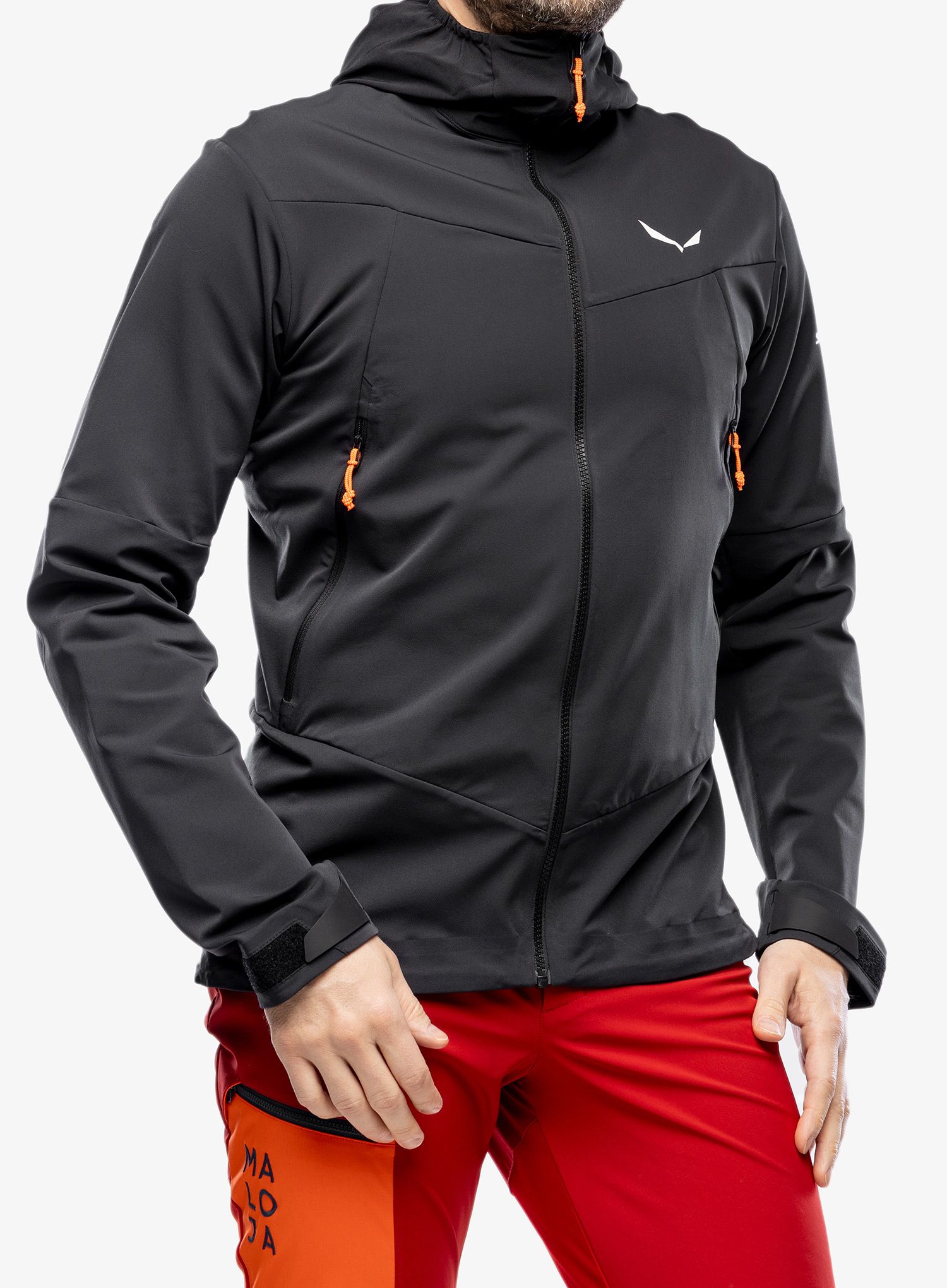 Softshellová bunda Salewa Sella DST Jacket - black out