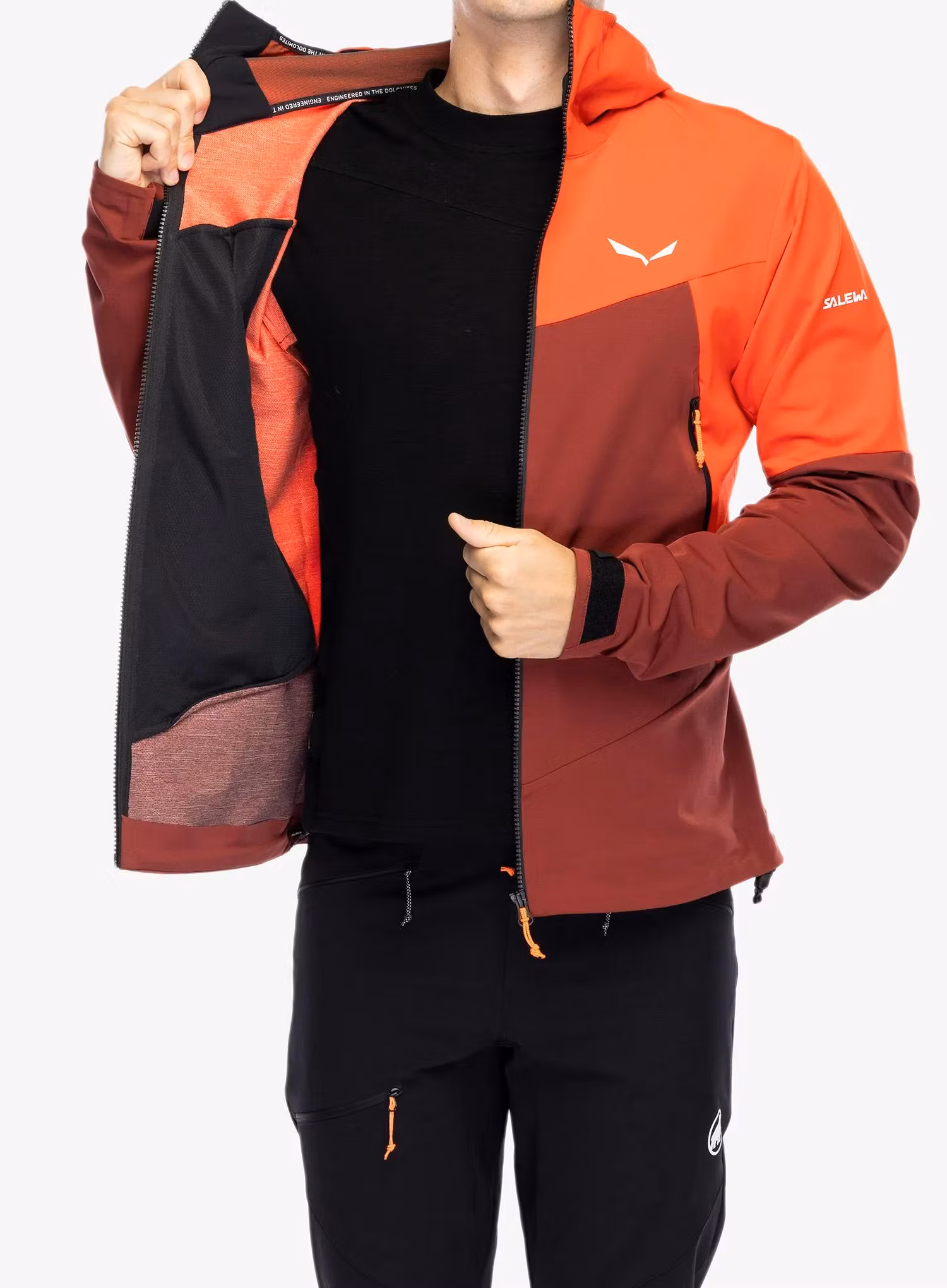 Softshellová bunda Salewa Sella DST Jacket - flame