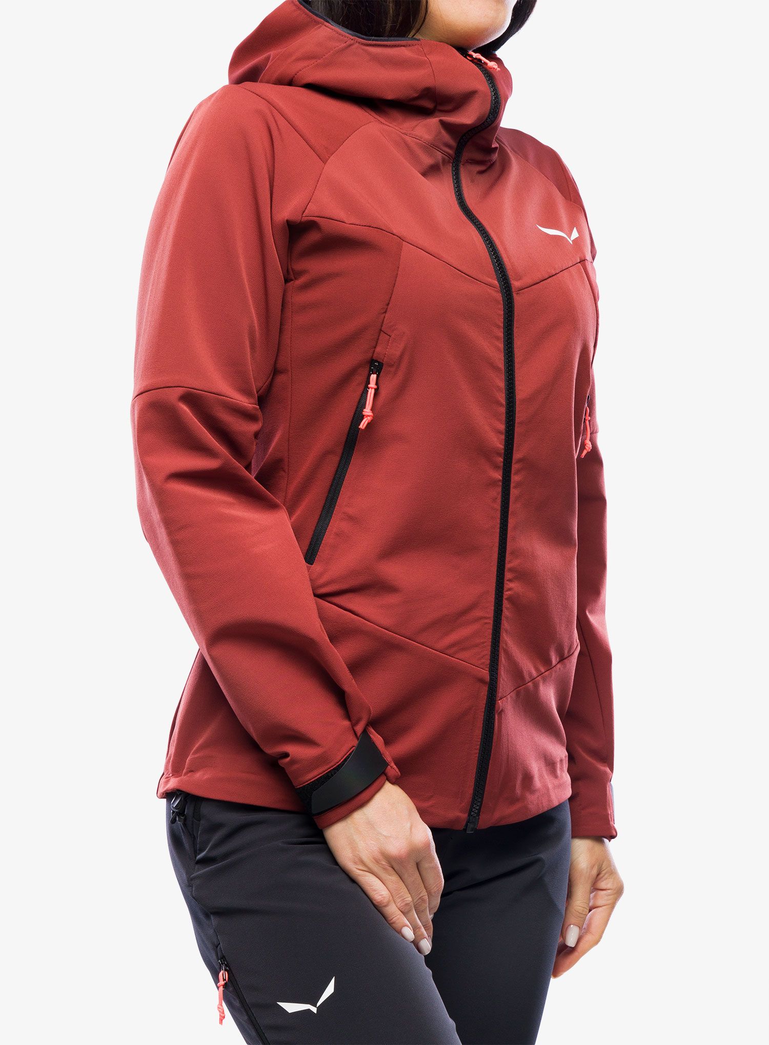 Dámská skialpová bunda Salewa Sella DST Jacket - syrah