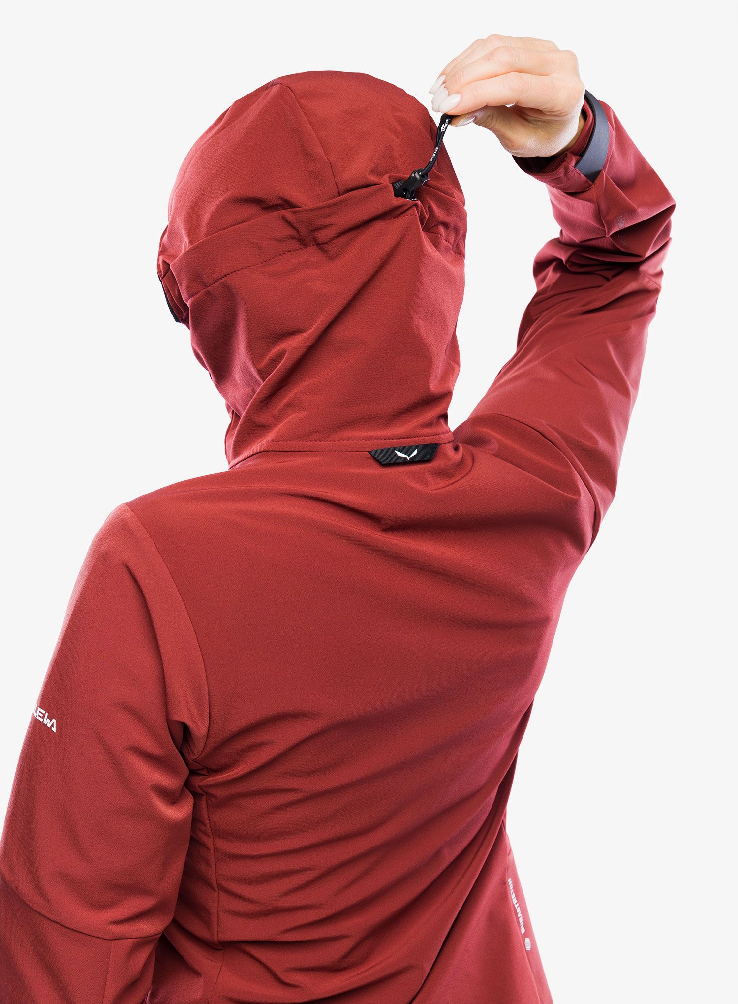 Dámská skialpová bunda Salewa Sella DST Jacket - syrah