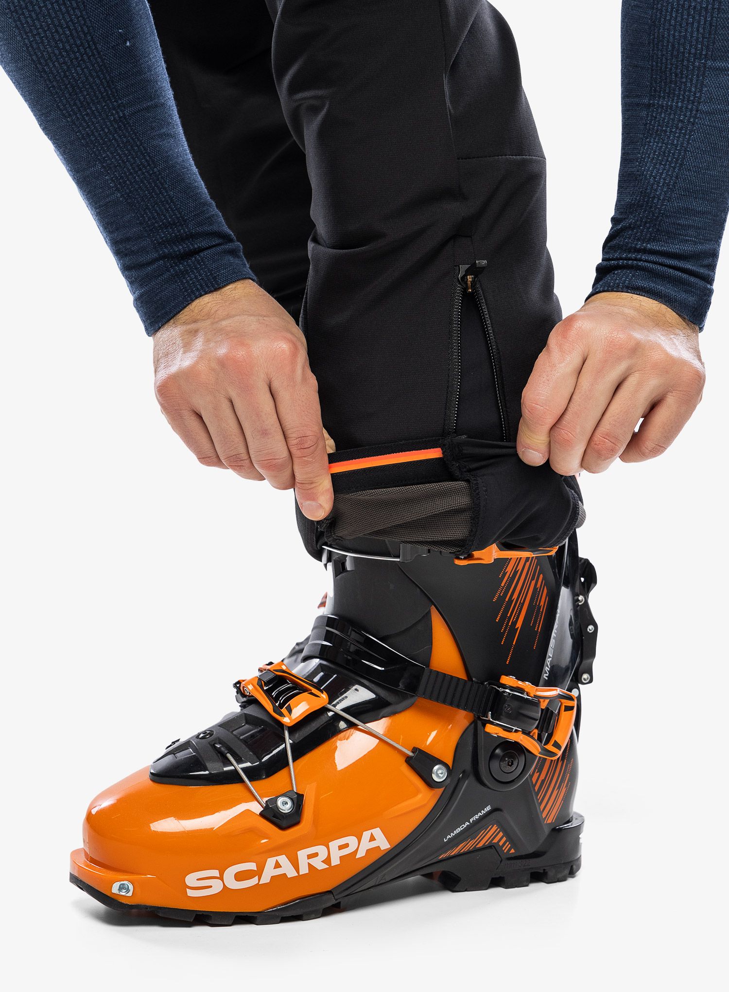 Softshell kalhoty Salewa Sella DST Light Pants - black out