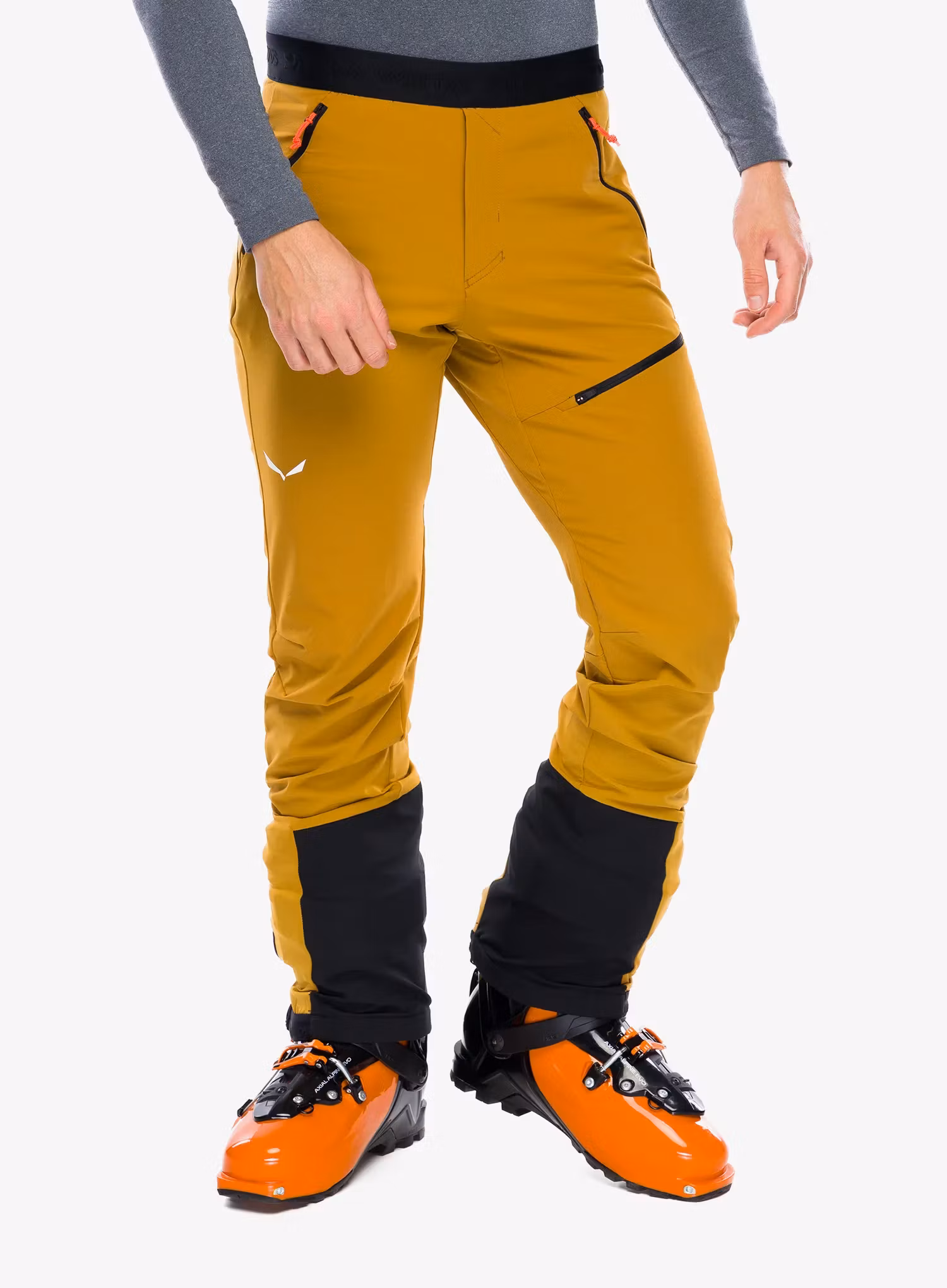 Softshell kalhoty Salewa Sella DST Light Pants - golden brown