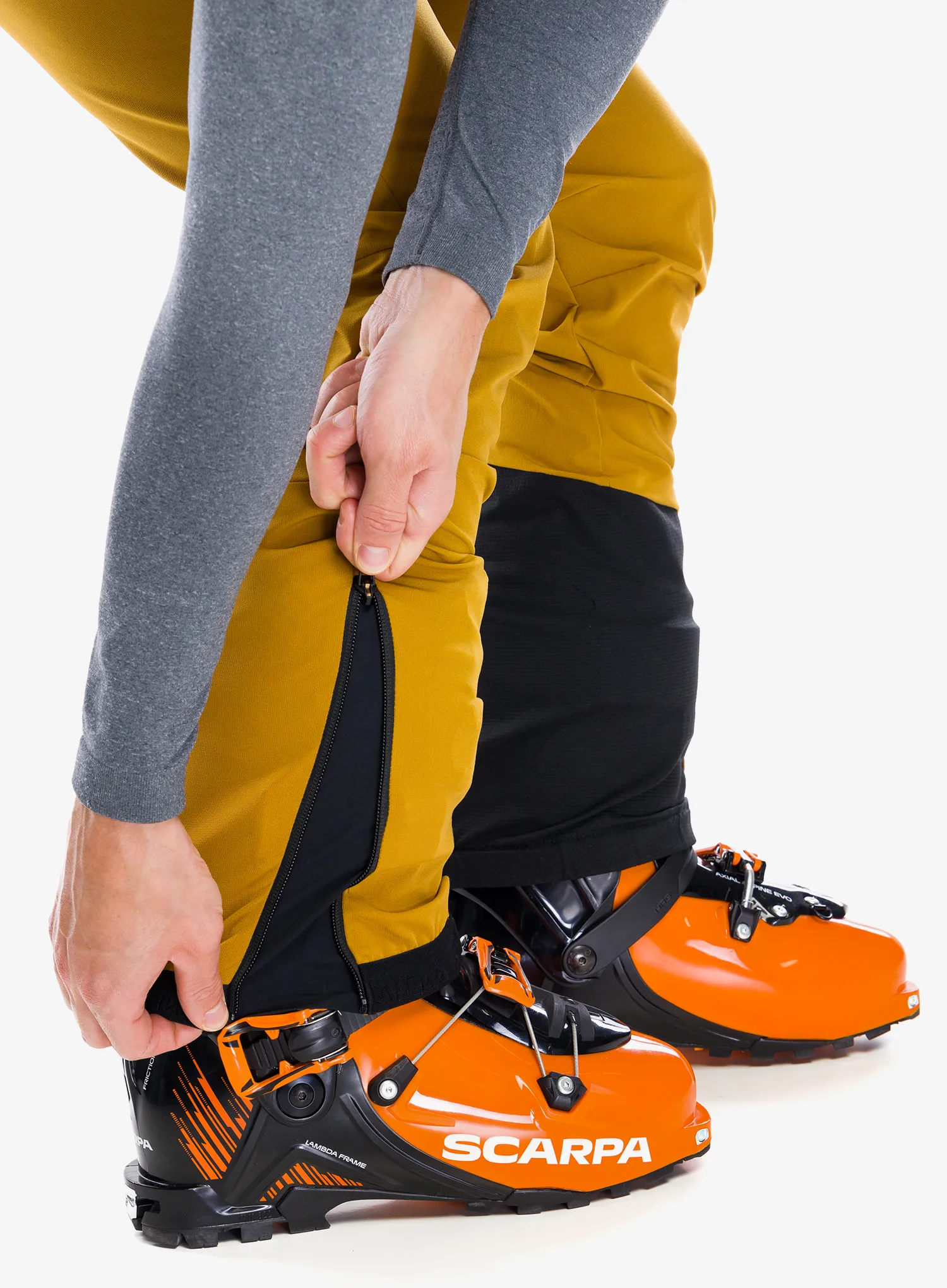 Softshell kalhoty Salewa Sella DST Light Pants - golden brown