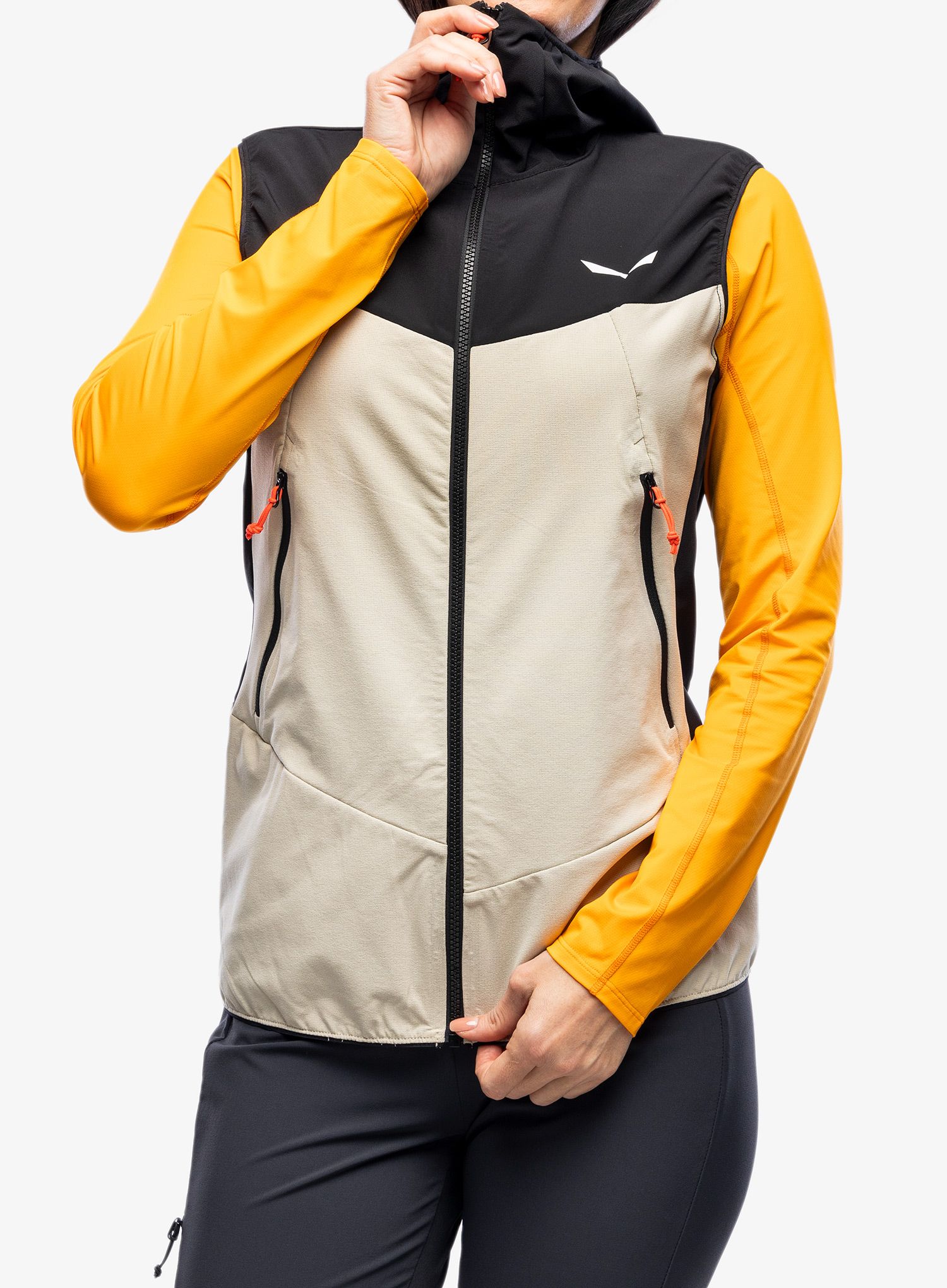 Dámská vesta Salewa Sella DST Vest - black out/oatmeal