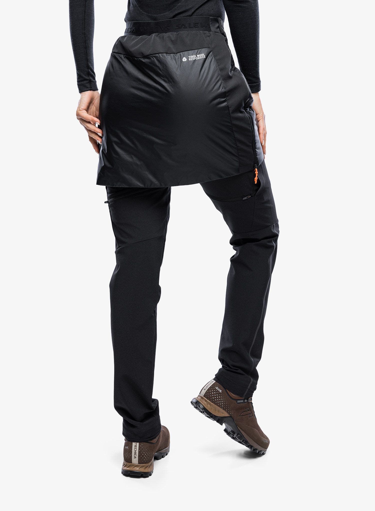 Zateplená sukně Salewa Sella TWR Skirt - black out