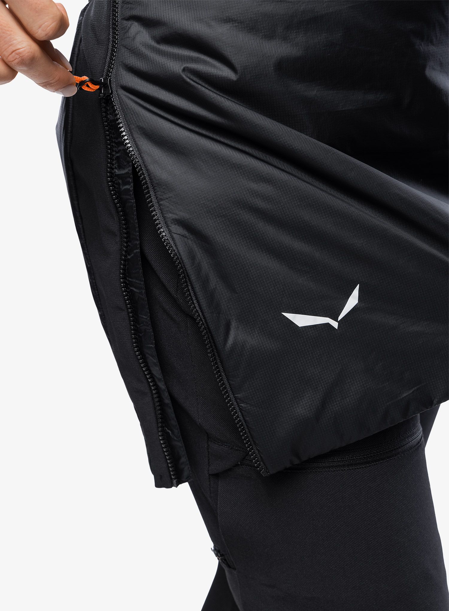 Zateplená sukně Salewa Sella TWR Skirt - black out