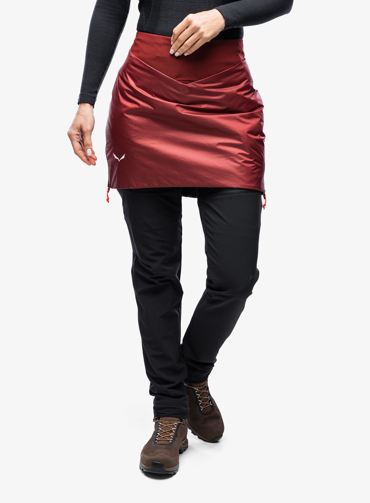 Zateplená sukně Salewa Sella TWR Skirt - syrah