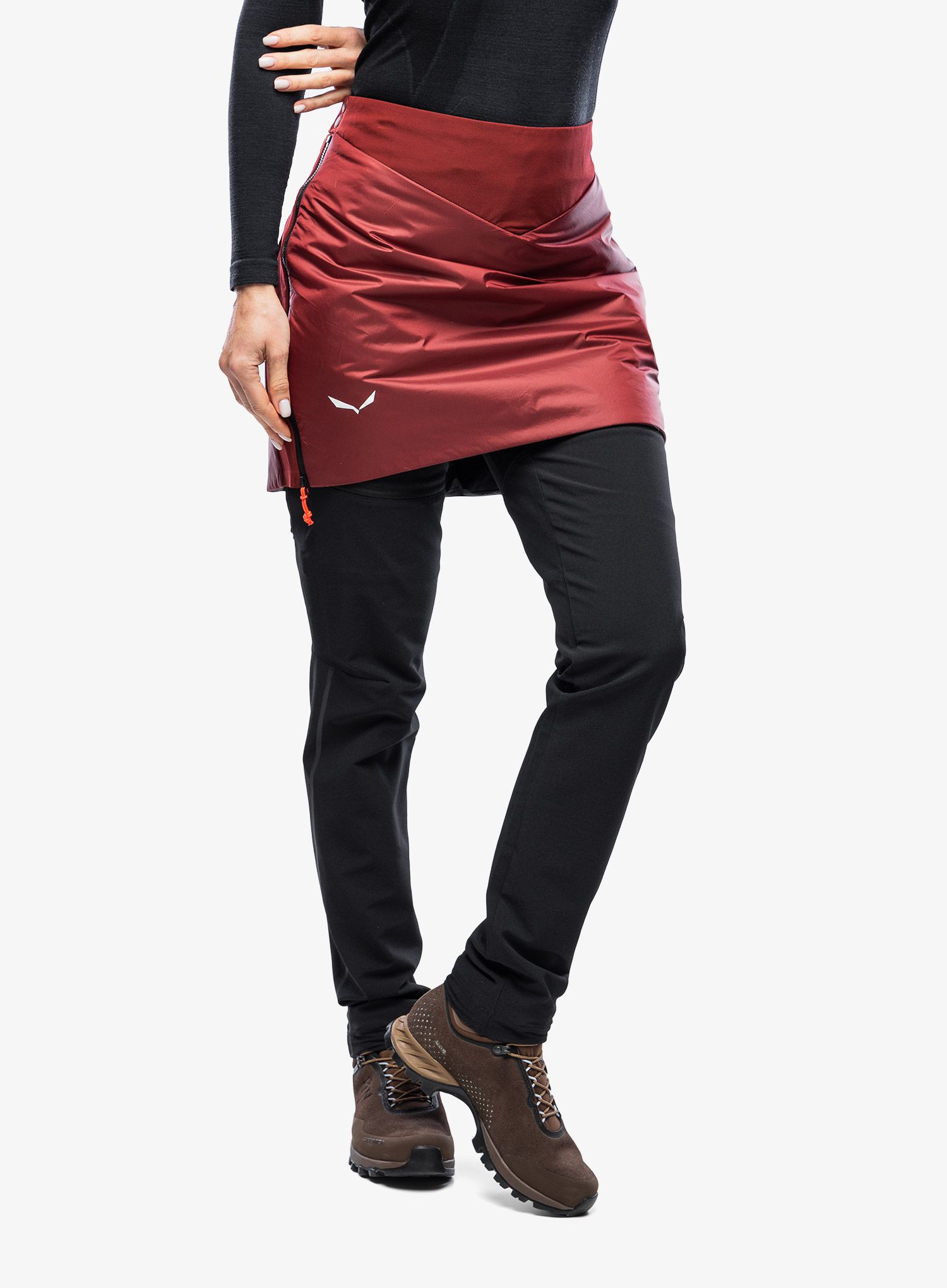 Zateplená sukně Salewa Sella TWR Skirt - syrah