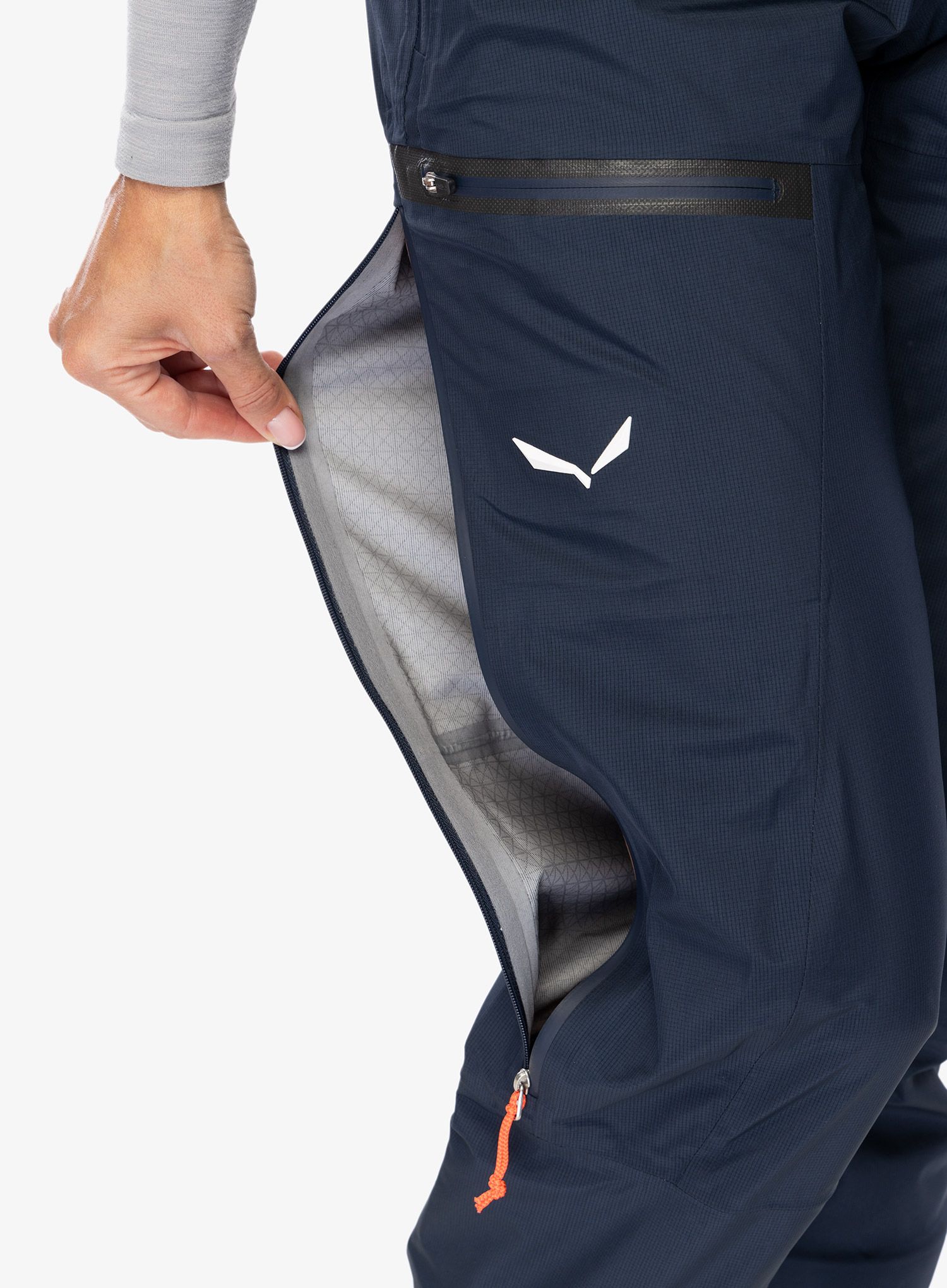 Dámské skialpové kalhoty Salewa Sella Responsive Pant - navy