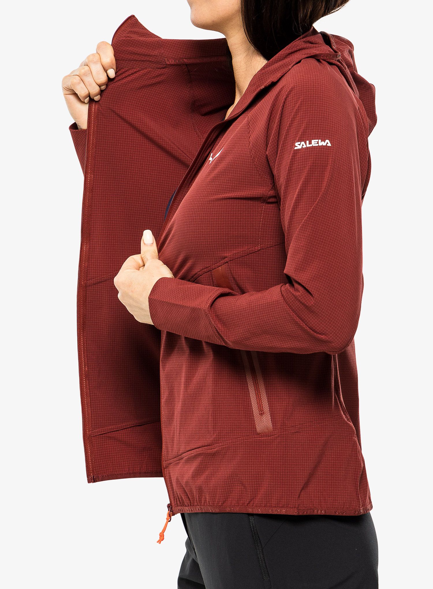Softshellová bunda dámská Salewa Sorapis DST Jacket - syrah