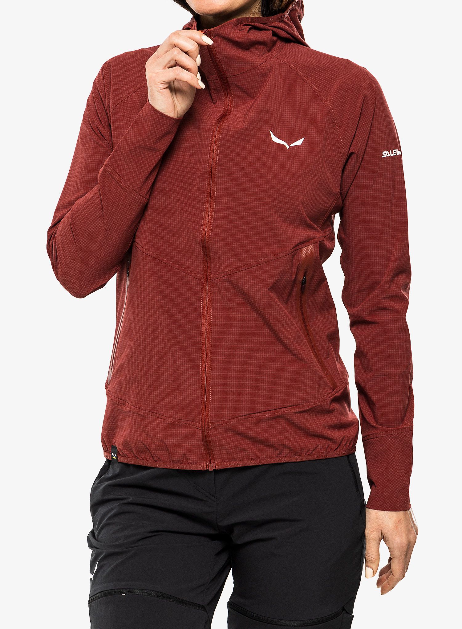 Softshellová bunda dámská Salewa Sorapis DST Jacket - syrah