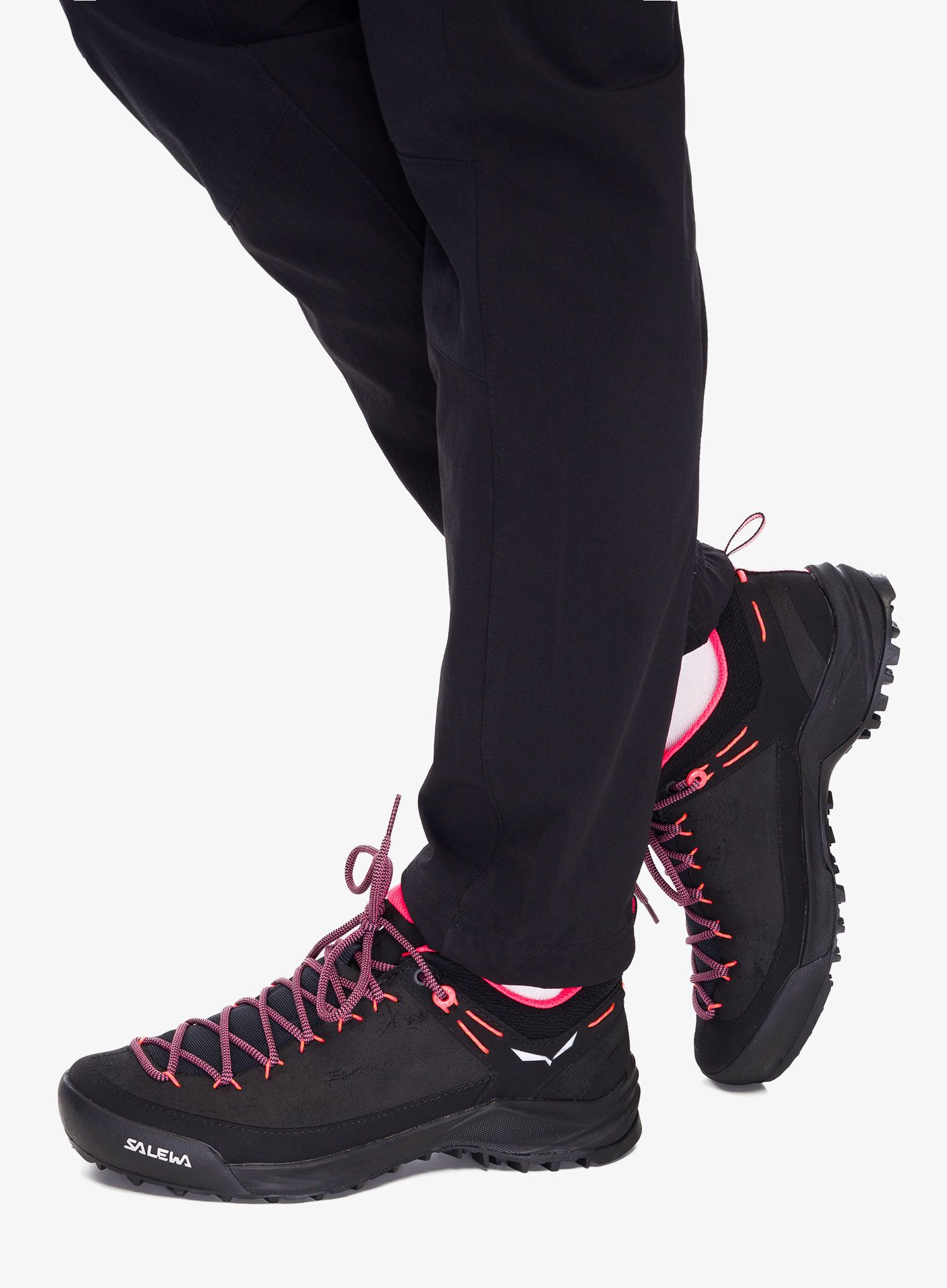 Dámské turistické boty Salewa Wildfire Leather - blk/crl
