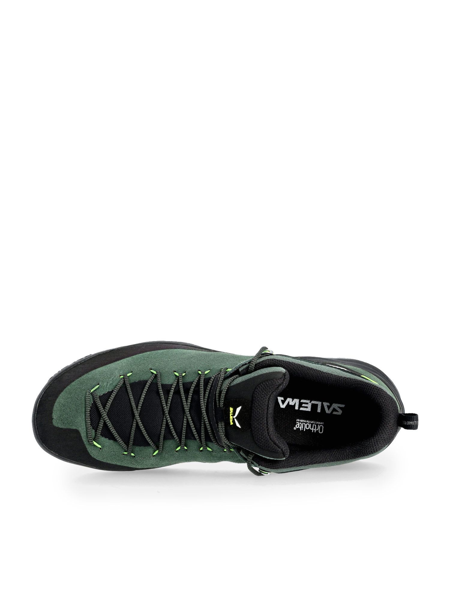 Nízké turistické boty Salewa Wildfire Leather - green/blk