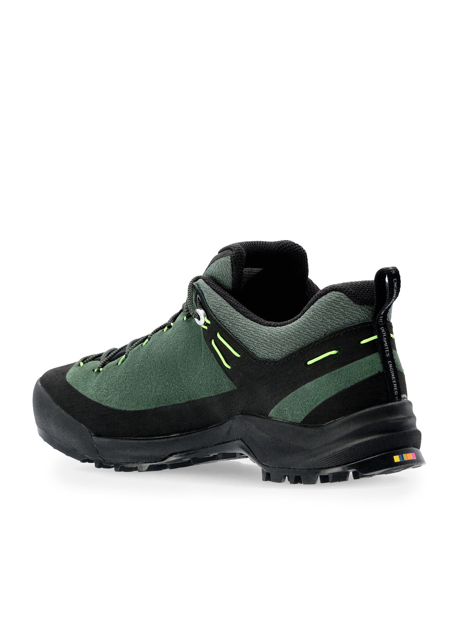 Nízké turistické boty Salewa Wildfire Leather - green/blk