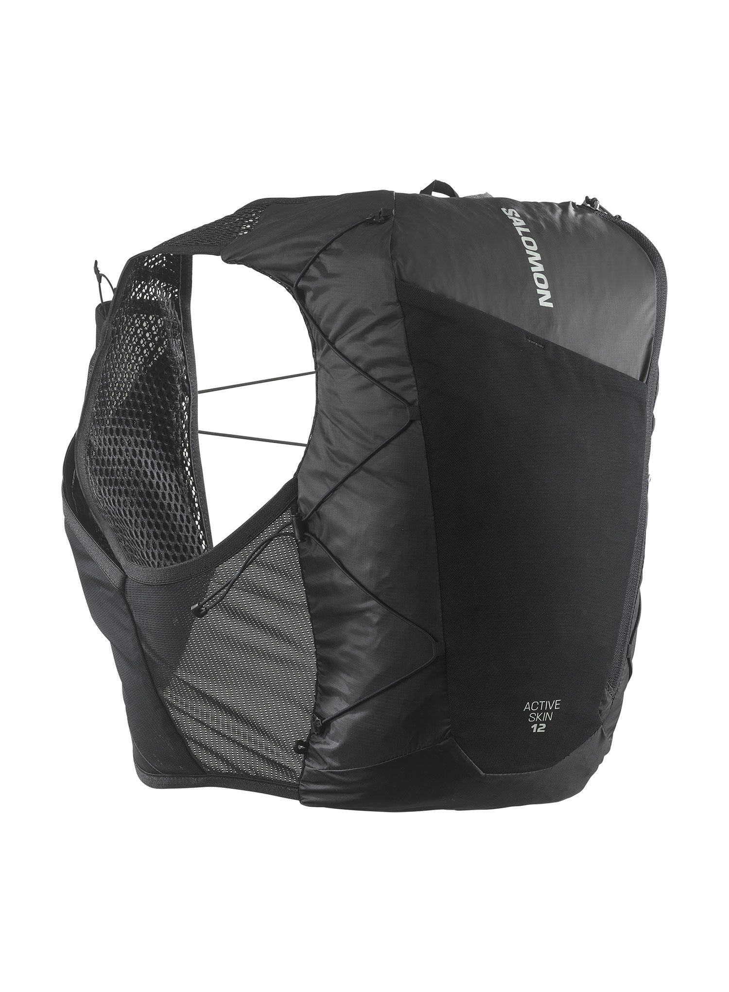 Vesta na běhání Salomon Act Skin 12 No Flasks - black/metal