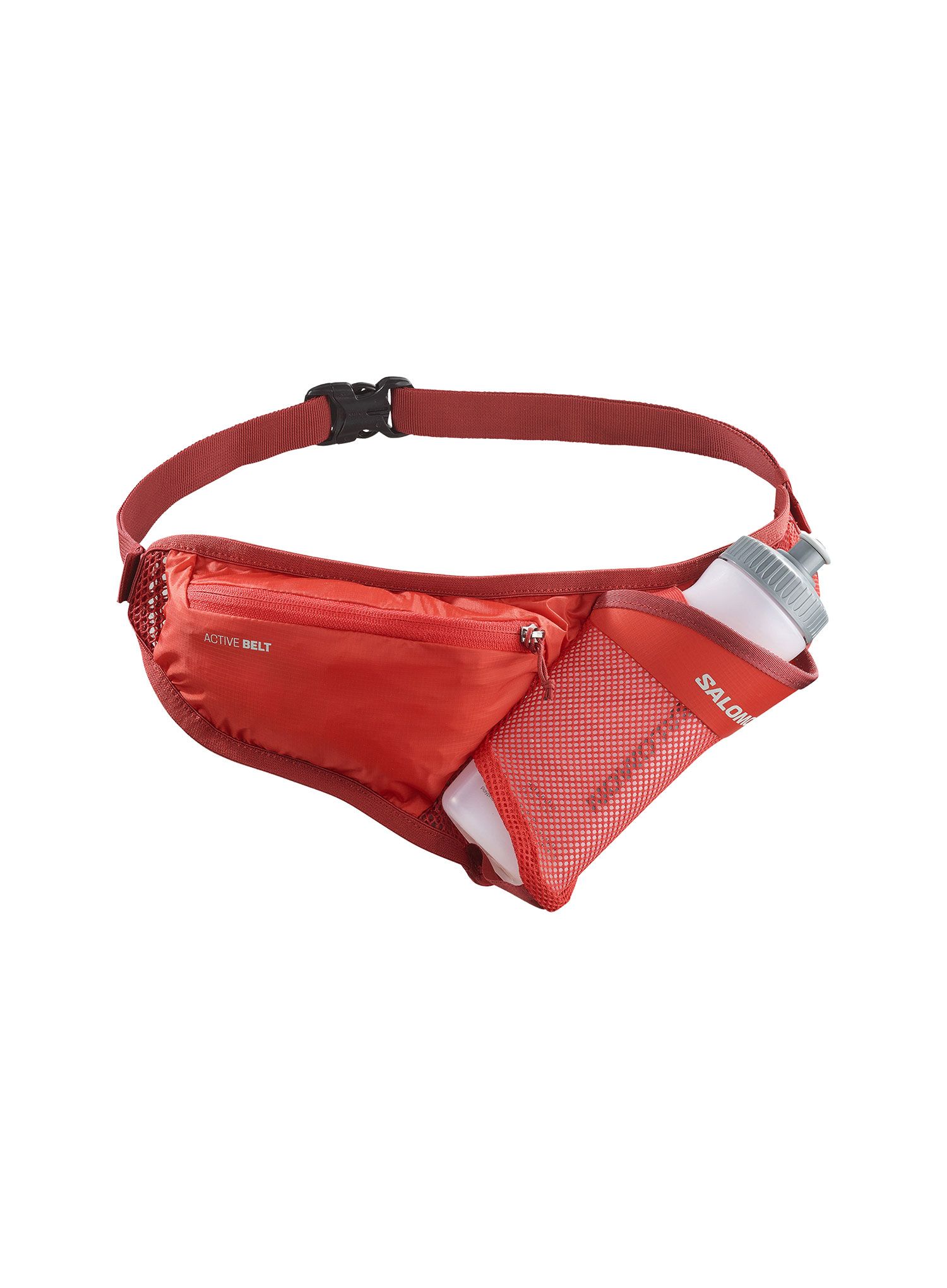 Běžecký opasek Salomon Active Belt 3D Bottle - risk red/red