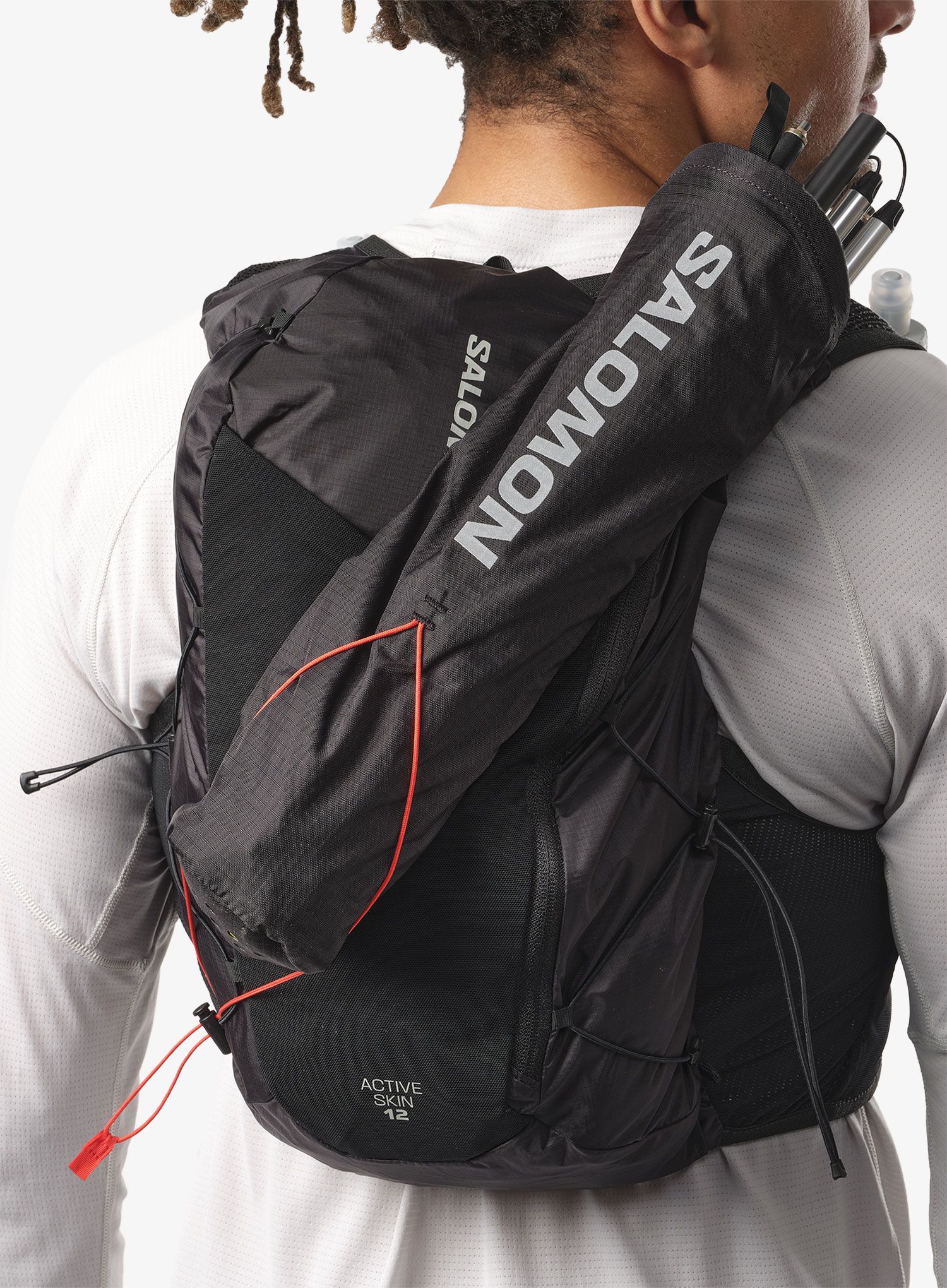 Vesta na běhání Salomon Active Skin 12 Set - black/metal