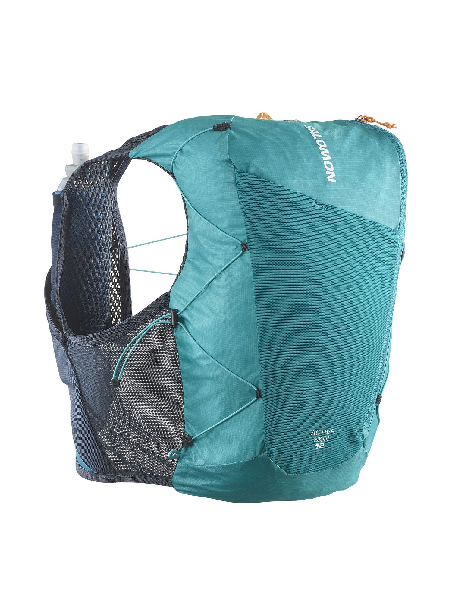 Běžecká vesta Salomon Active Skin 12 Set - tahitian tide/carbon