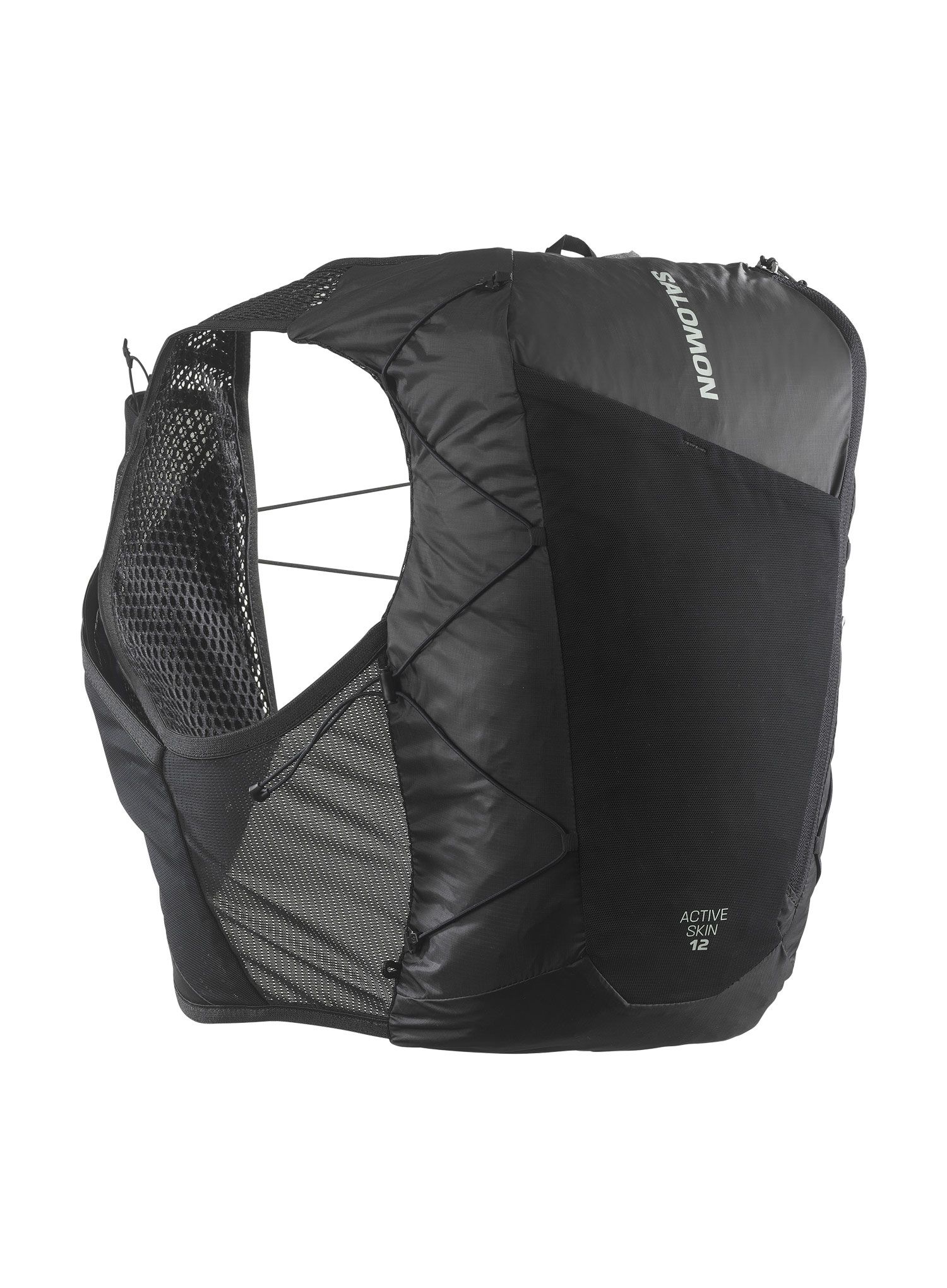 Vesta na běhání Salomon Active Skin 8 No Flasks - black/metal