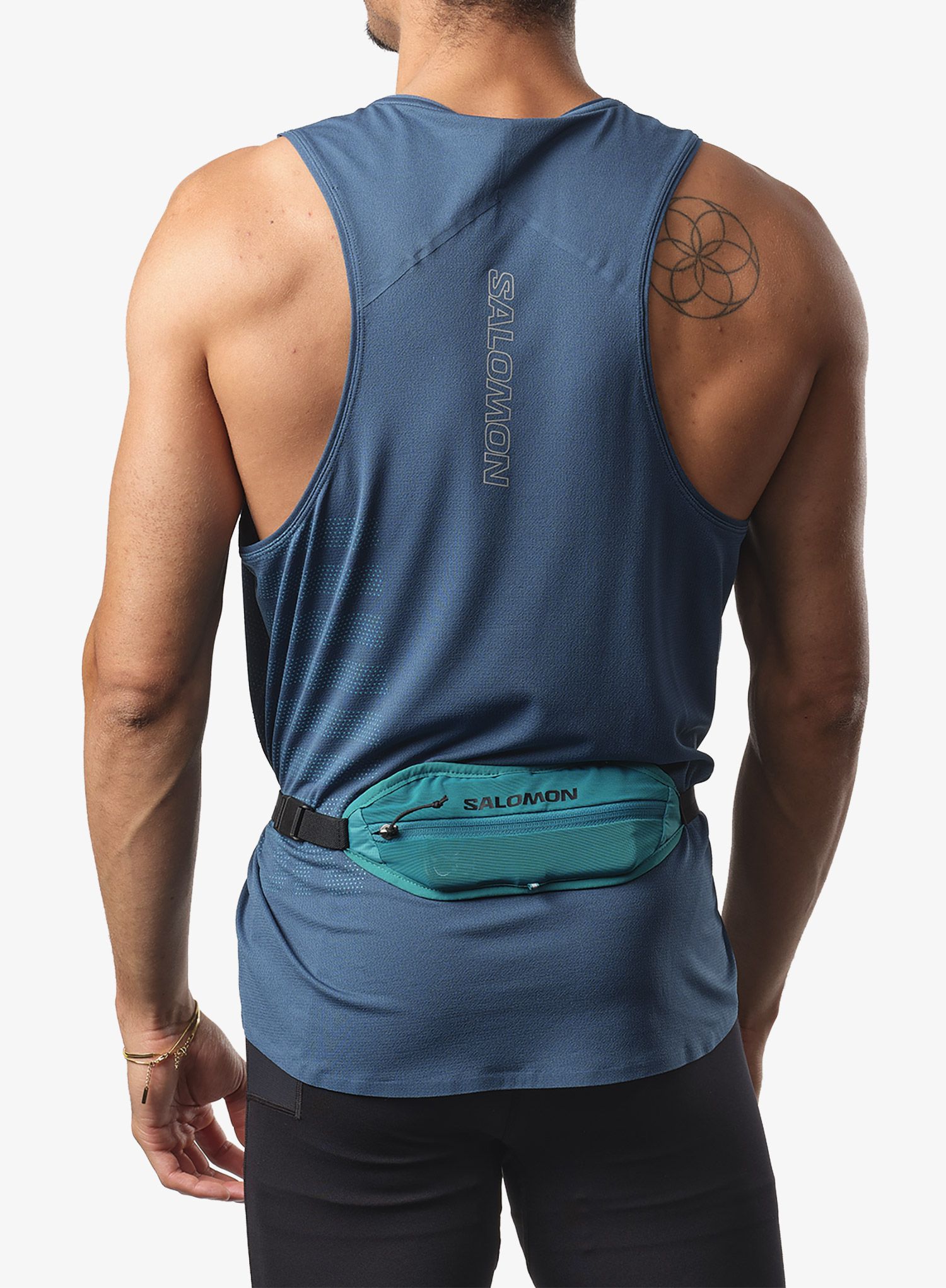 Běžecký opasek Salomon Active Sling Belt - tahitian tide/black