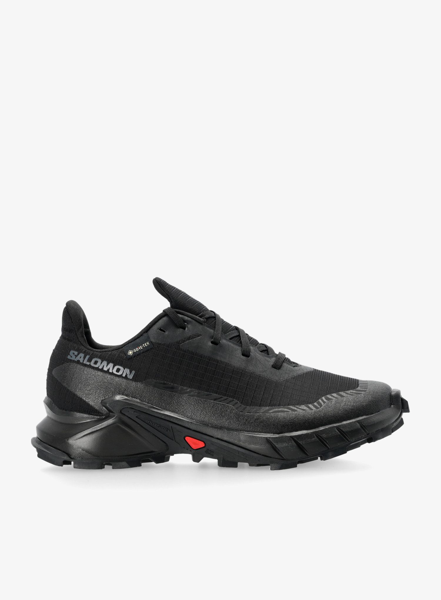 Dámské trailové boty Salomon Alphacross 5 GTX - black/black/ebon
