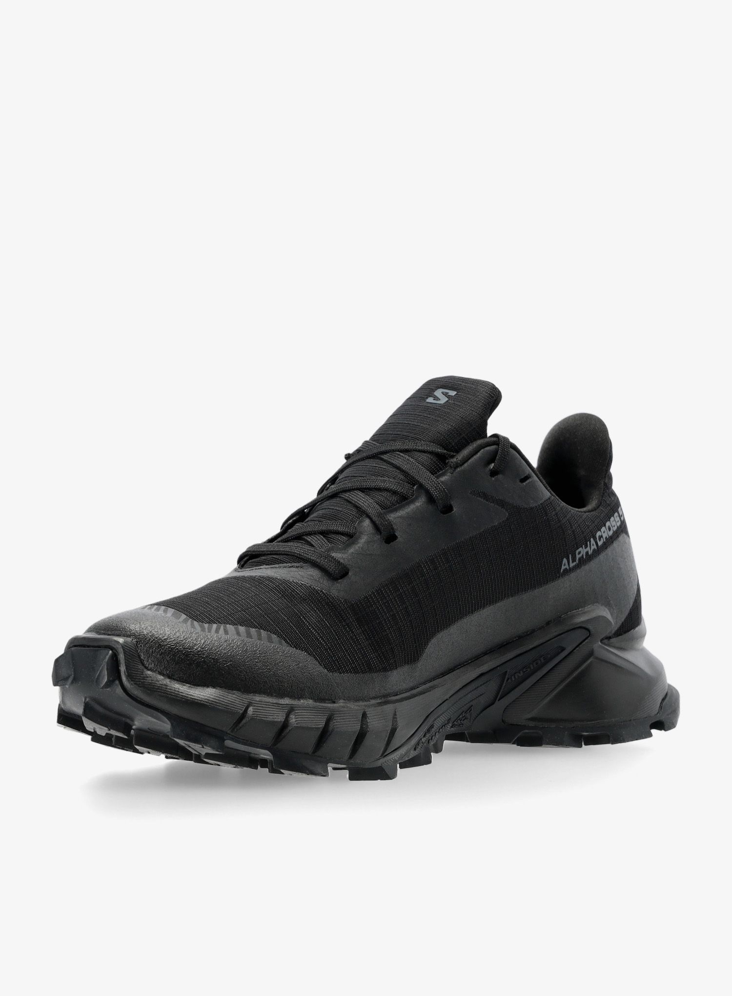 Dámské trailové boty Salomon Alphacross 5 GTX - black/black/ebon
