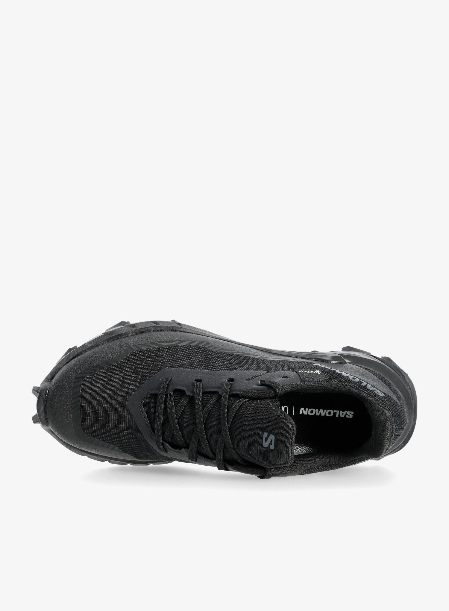 Dámské trailové boty Salomon Alphacross 5 GTX - black/black/ebon