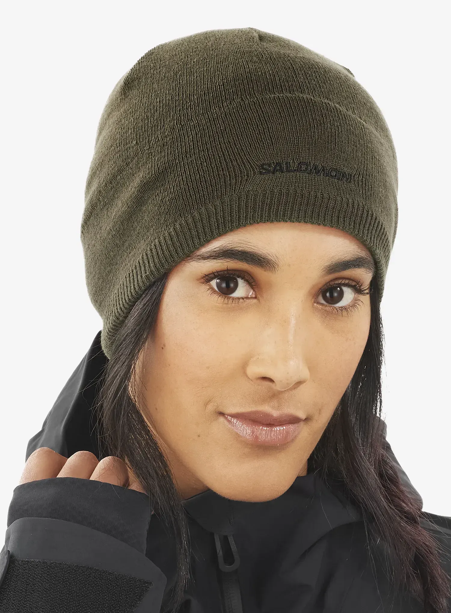 Zimní čepice Salomon Beanie - grape leaf