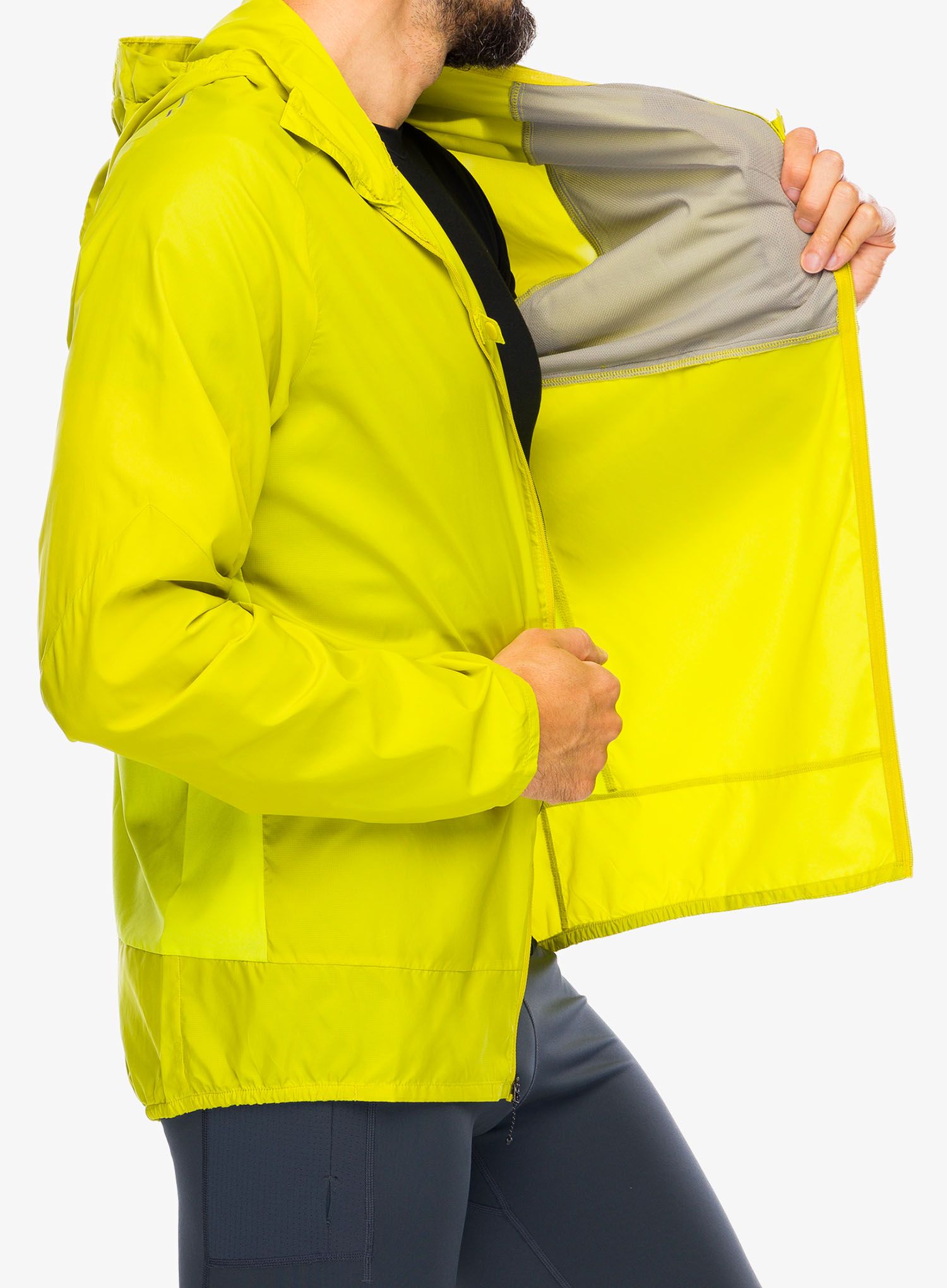 Větrovka Salomon Bonatti Cross FZ Hoodie - citronelle/sulphur